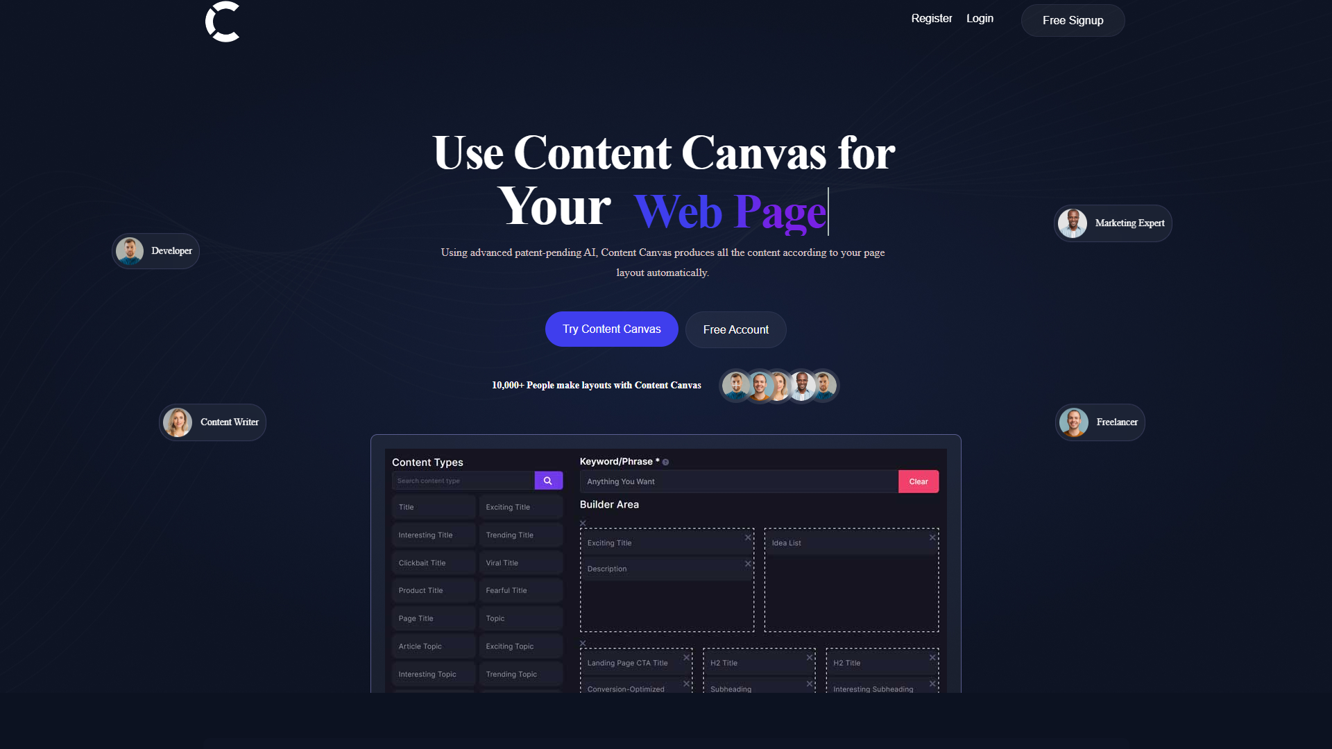 Content Canvas Content Canvas