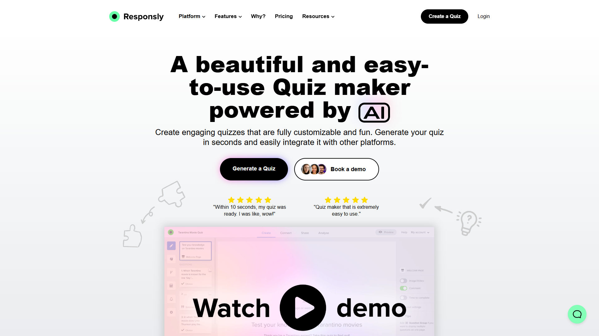 Responsly AI Quiz Generator Responsly AI Quiz Generator