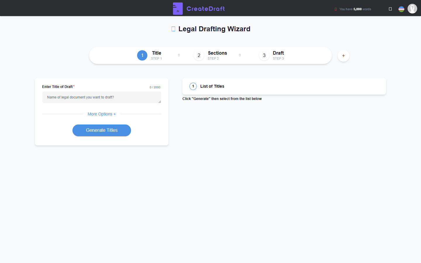 Legal Drafting Wizard Legal Drafting Wizard
