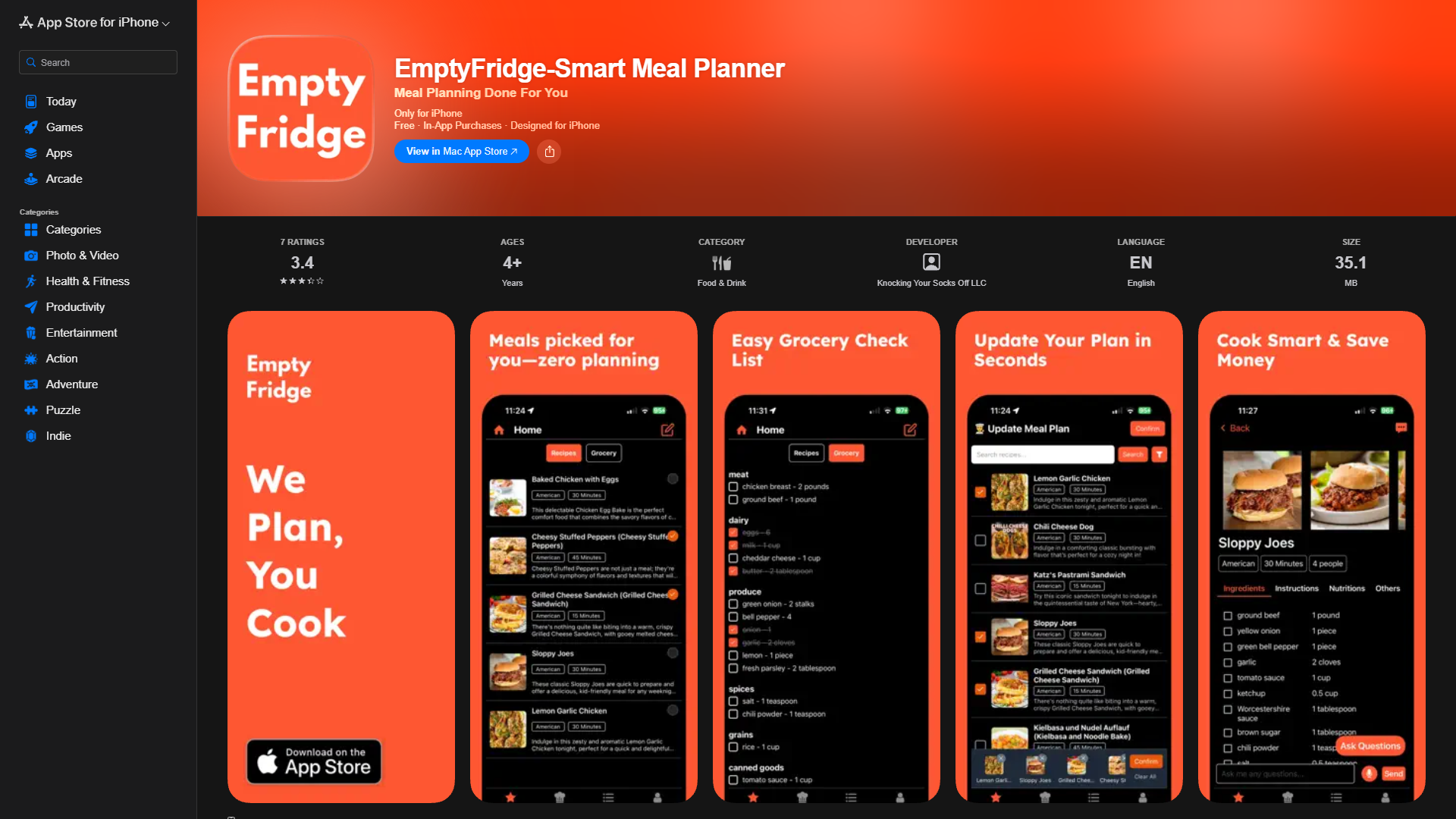 EmptyFridge — Smart Meal Planner EmptyFridge — Smart Meal Planner