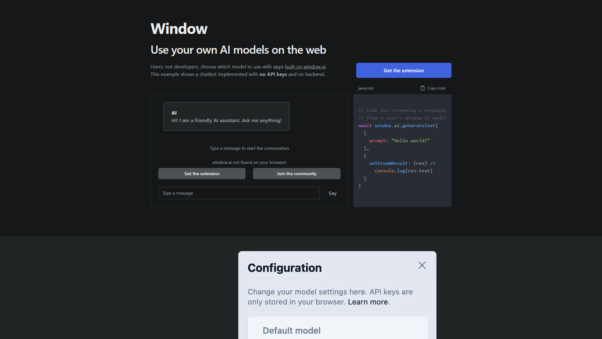 Window AI Window AI