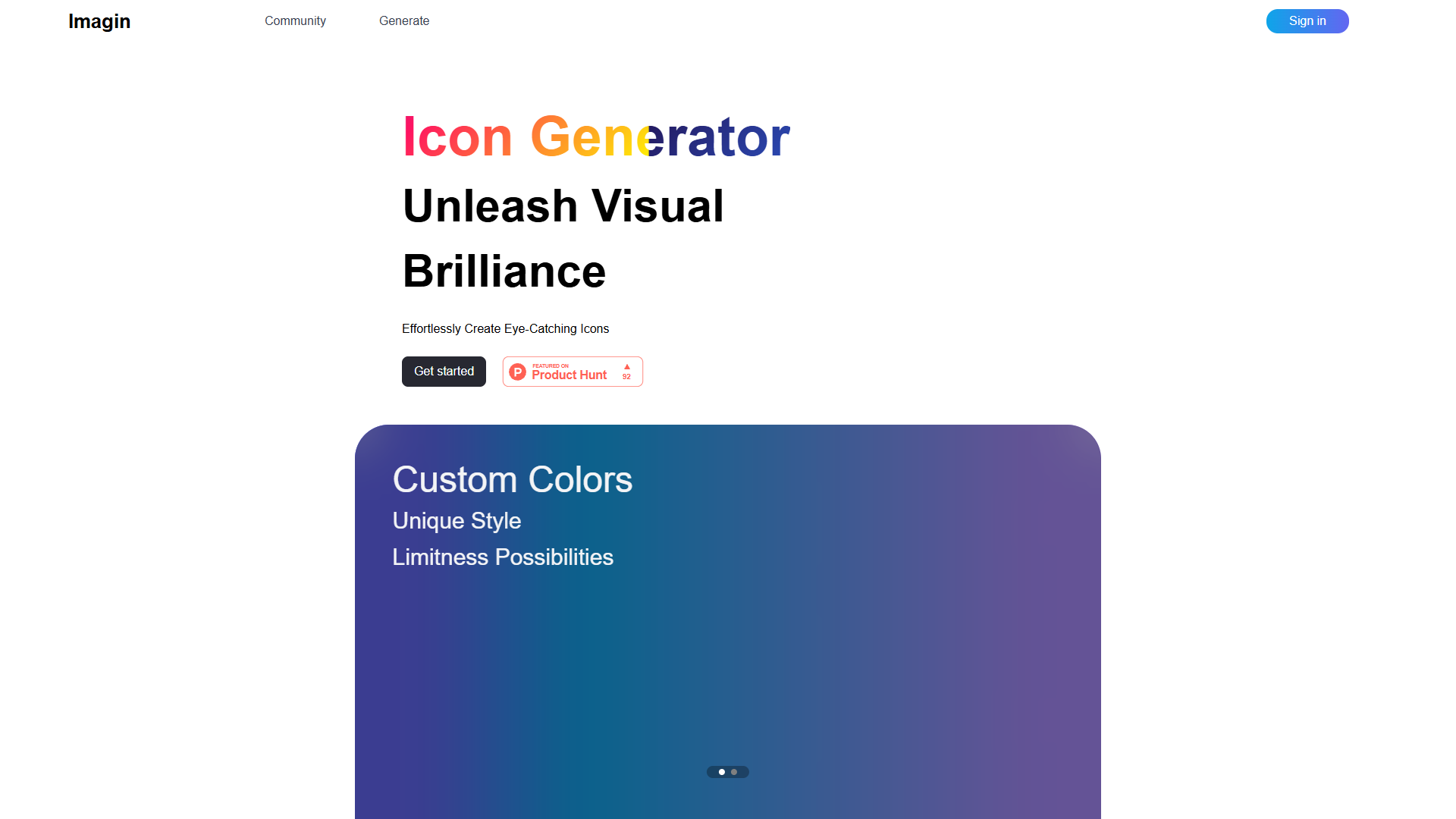 Imagin — AI Icon Generator Imagin — AI Icon Generator