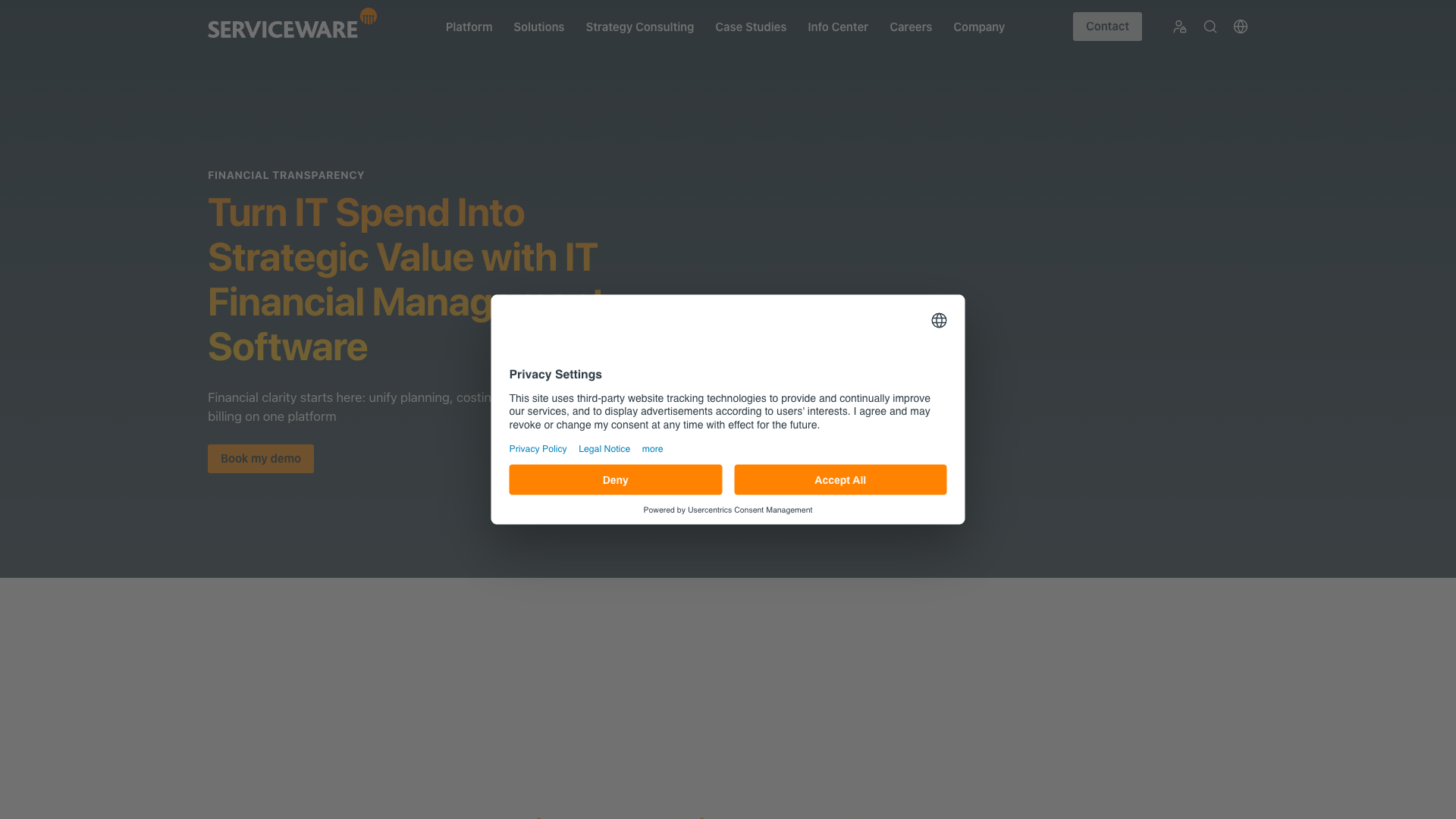 Serviceware IT Financial Management Serviceware IT Financial Management