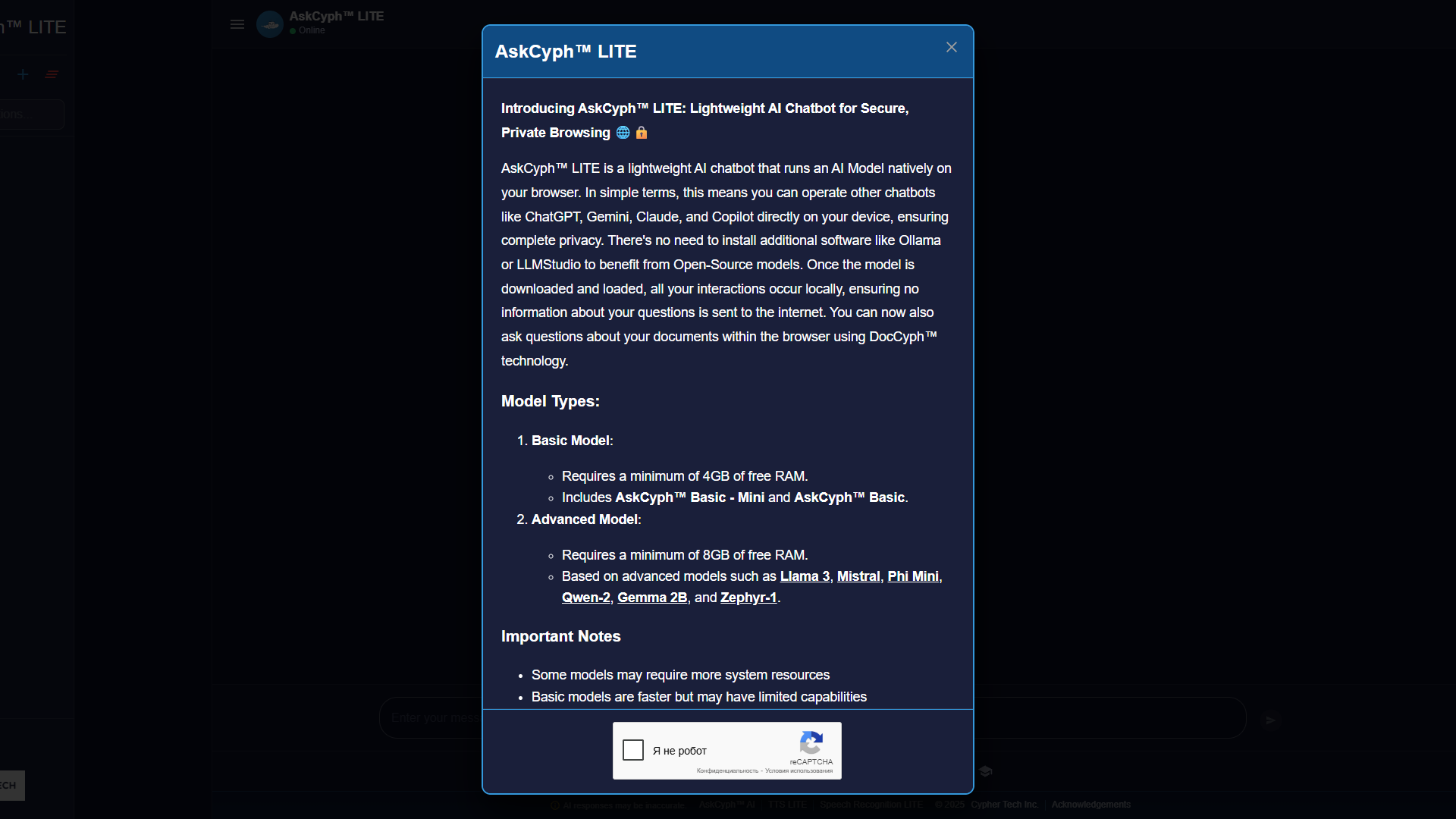 AskCyph LITE AskCyph LITE