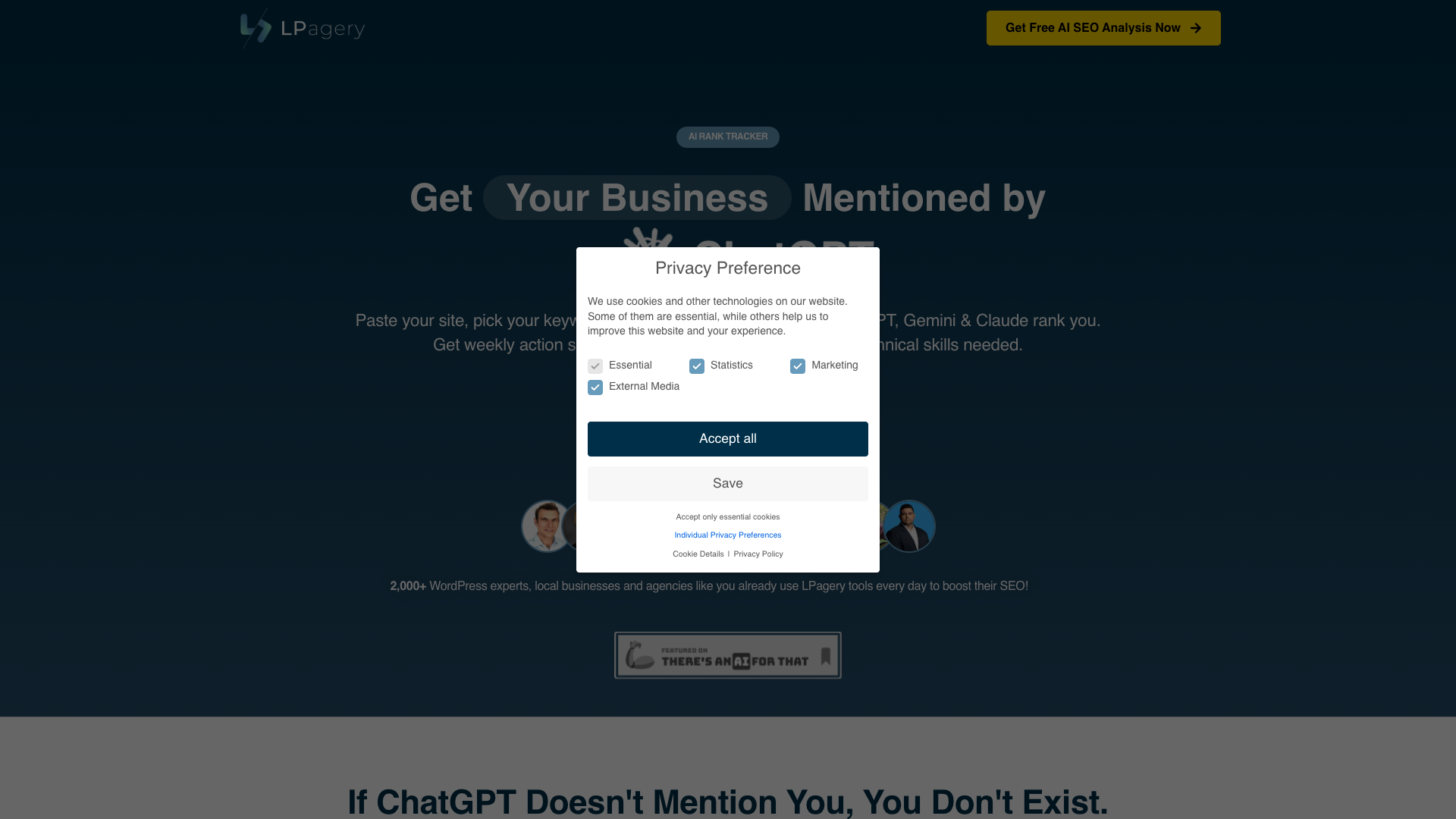 LPagery AI Rank Tracker LPagery AI Rank Tracker