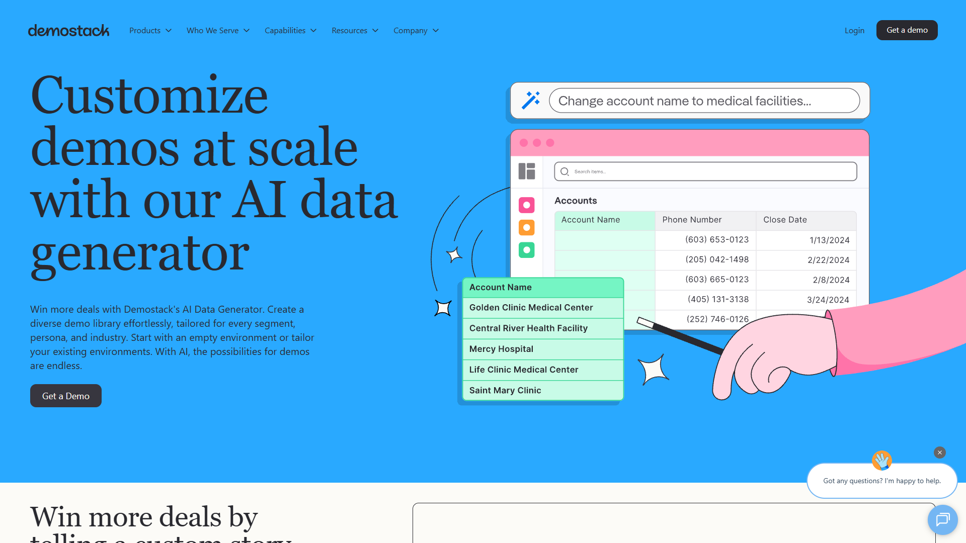 Demostack AI Data Generator Demostack AI Data Generator