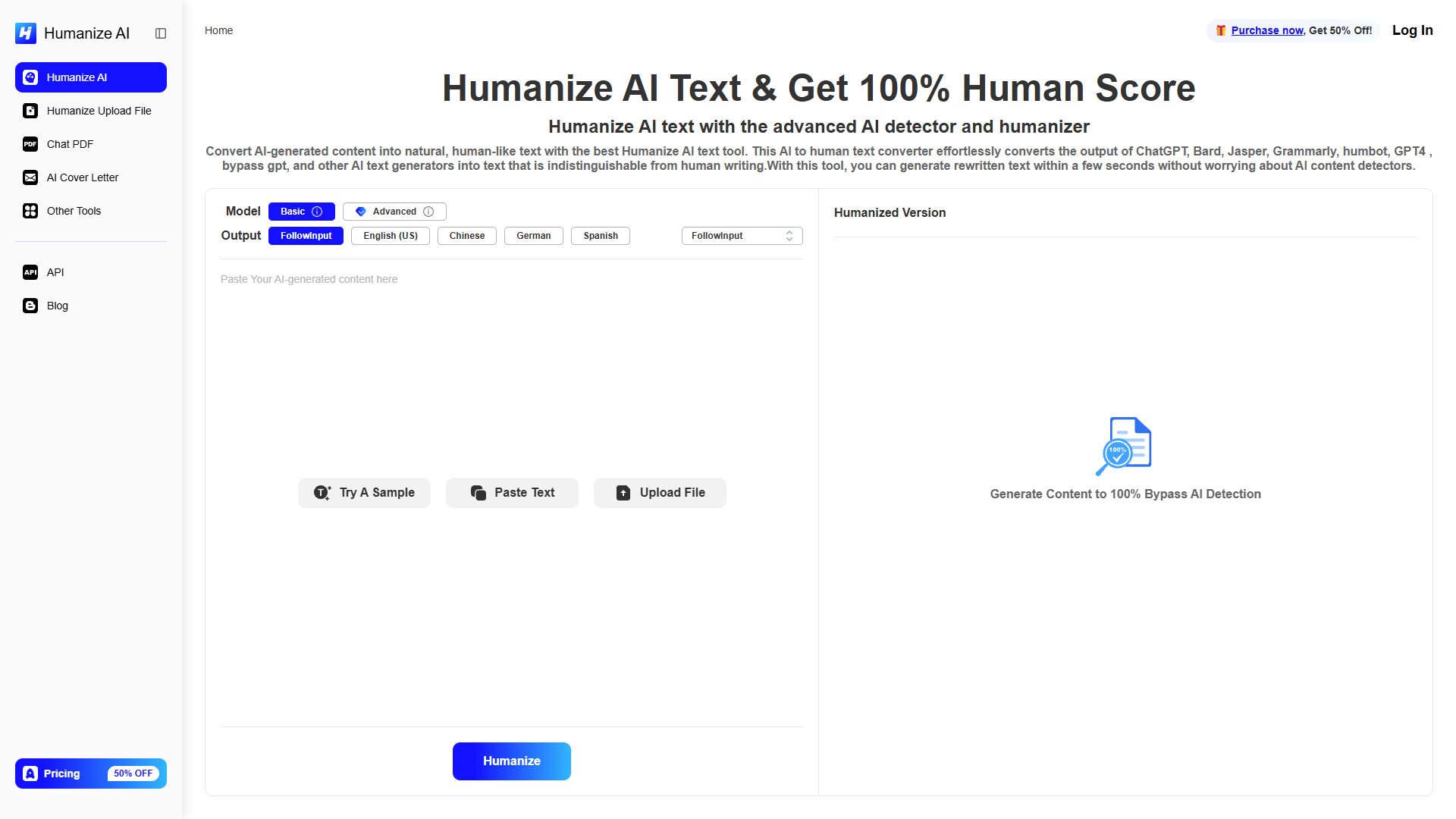 Humanize AI Humanize AI