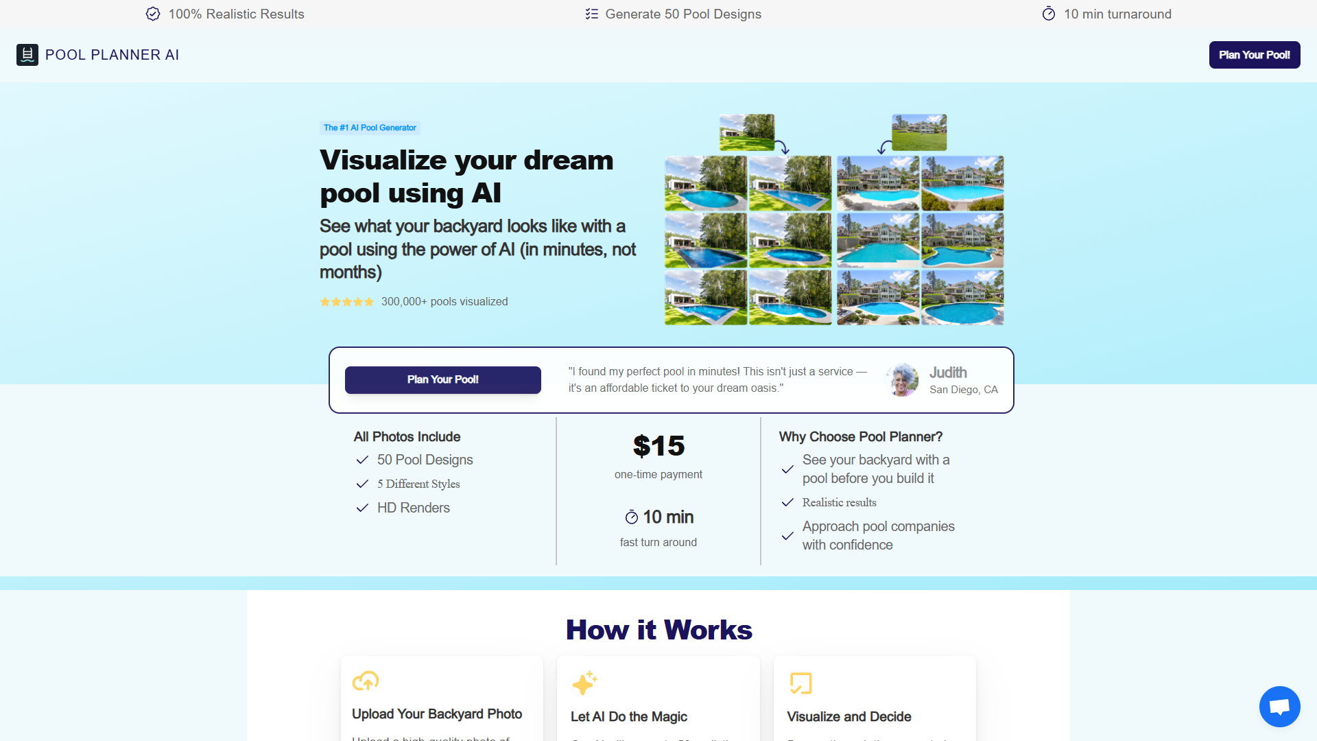 Pool Planner AI Pool Planner AI