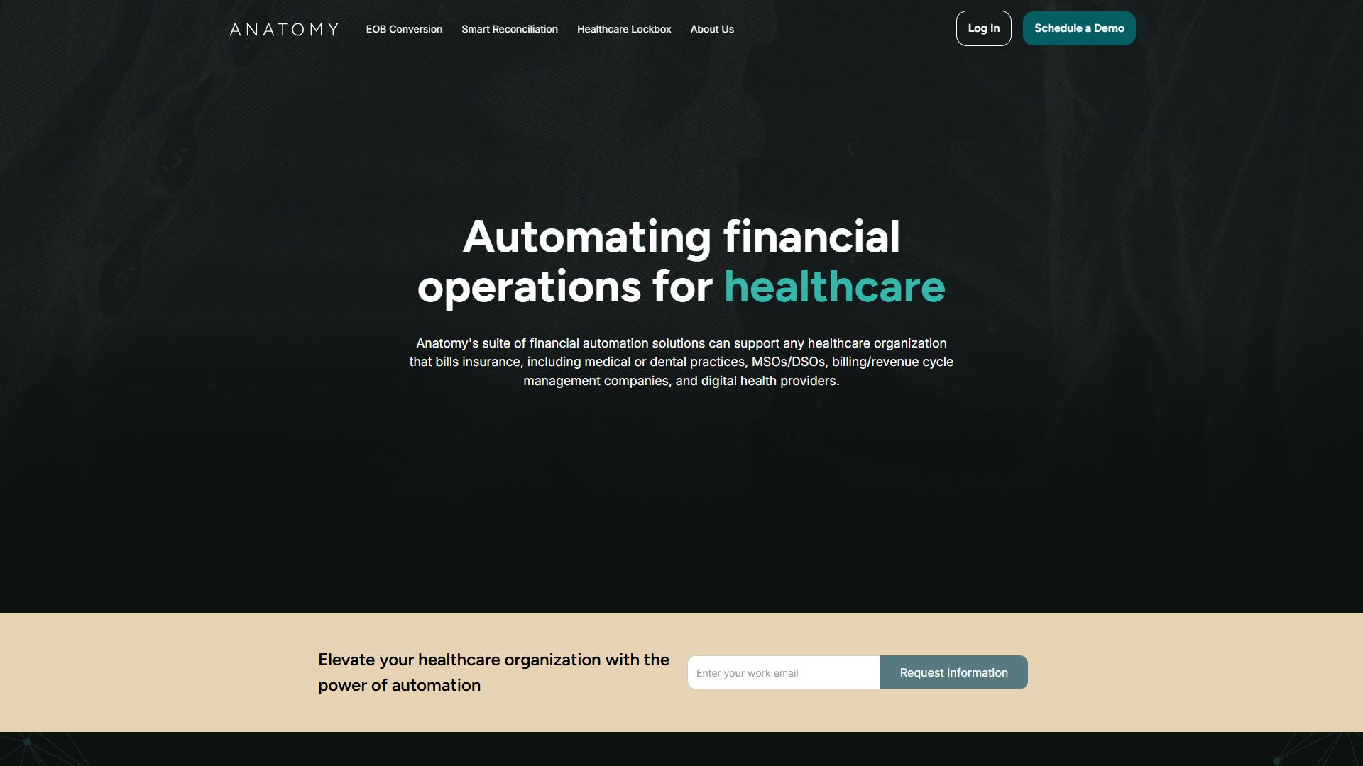 Anatomy Financial Anatomy Financial