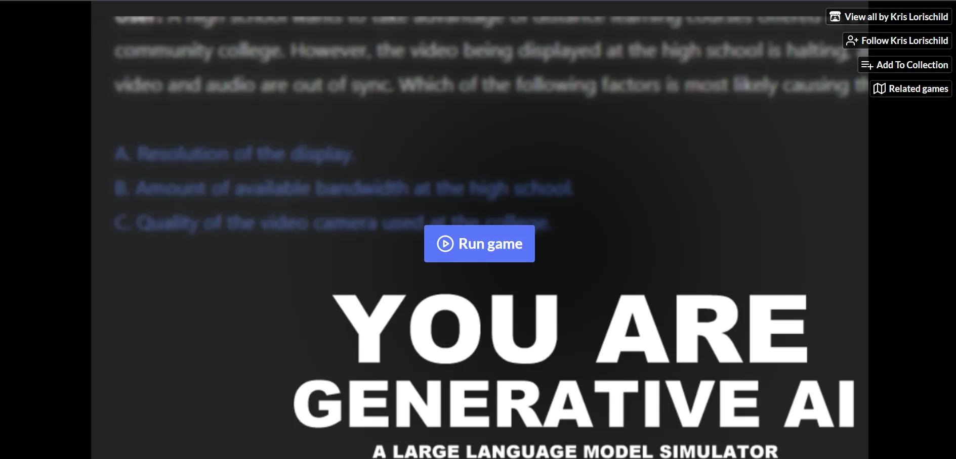 You Are Generative AI You Are Generative AI