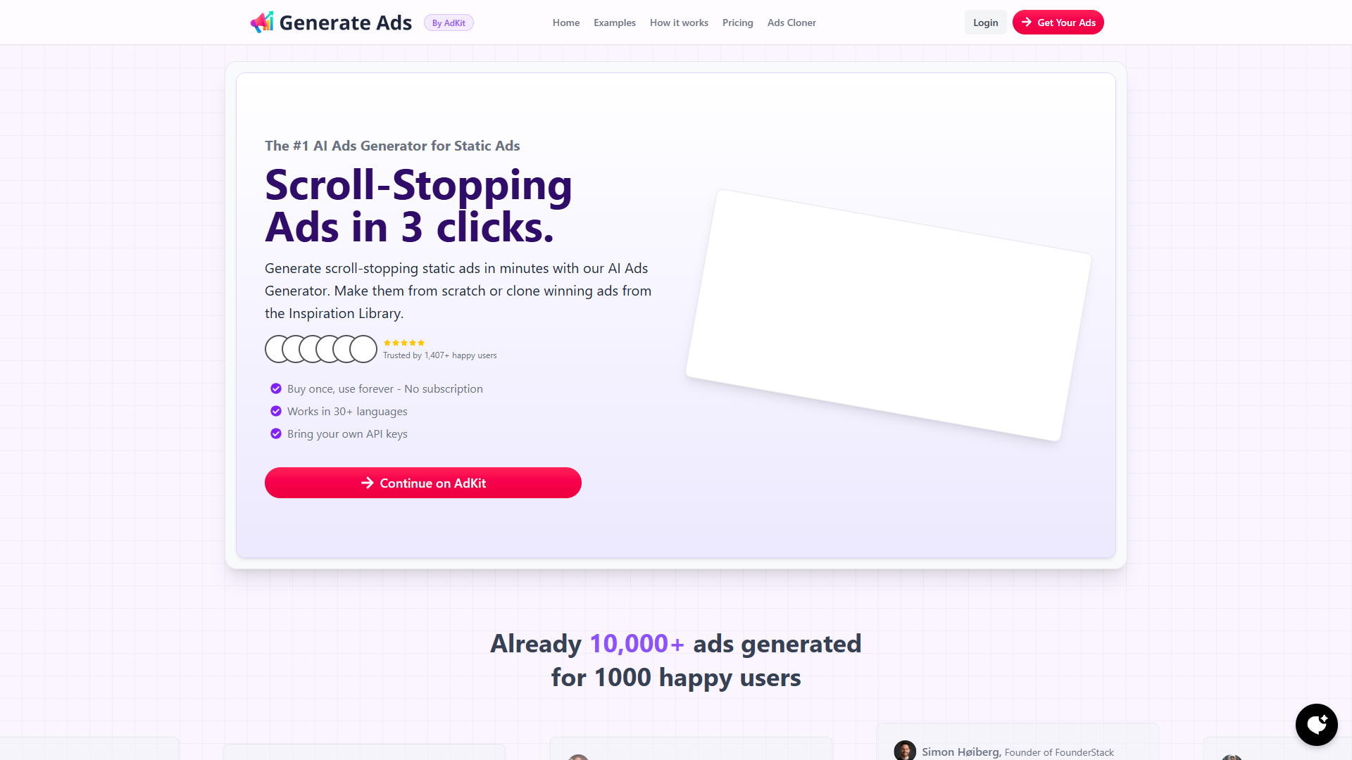Generate Ads AI Generate Ads AI