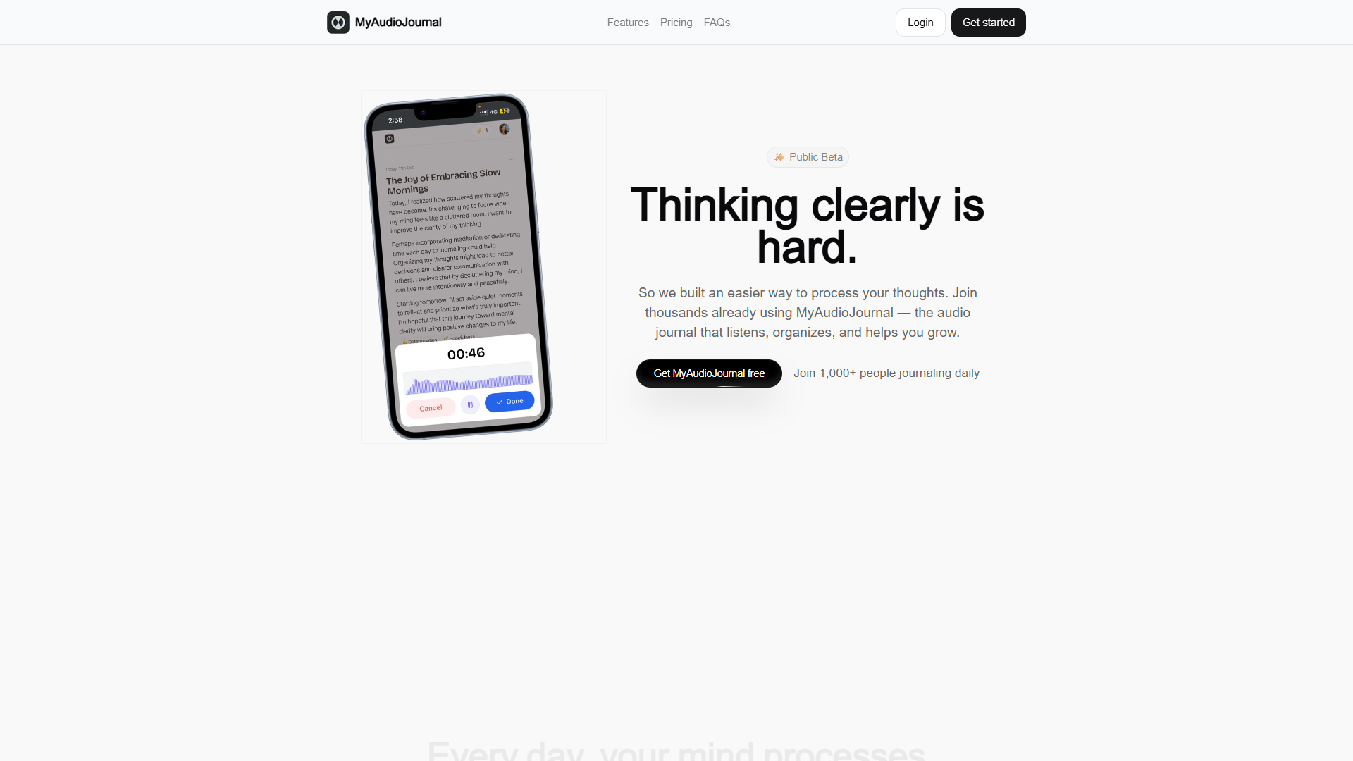 MyAudioJournal MyAudioJournal