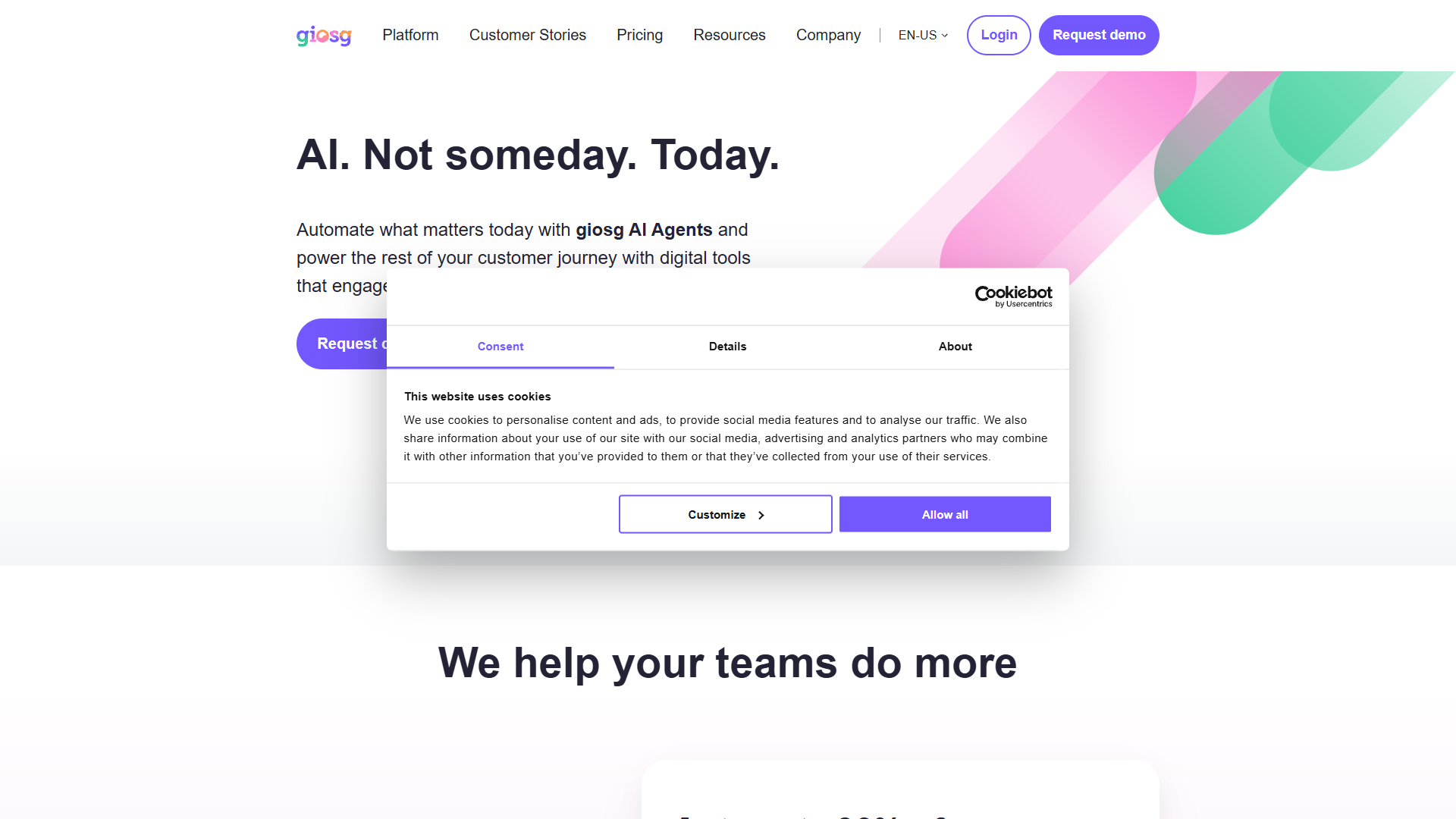 Giosg AI Agents Giosg AI Agents