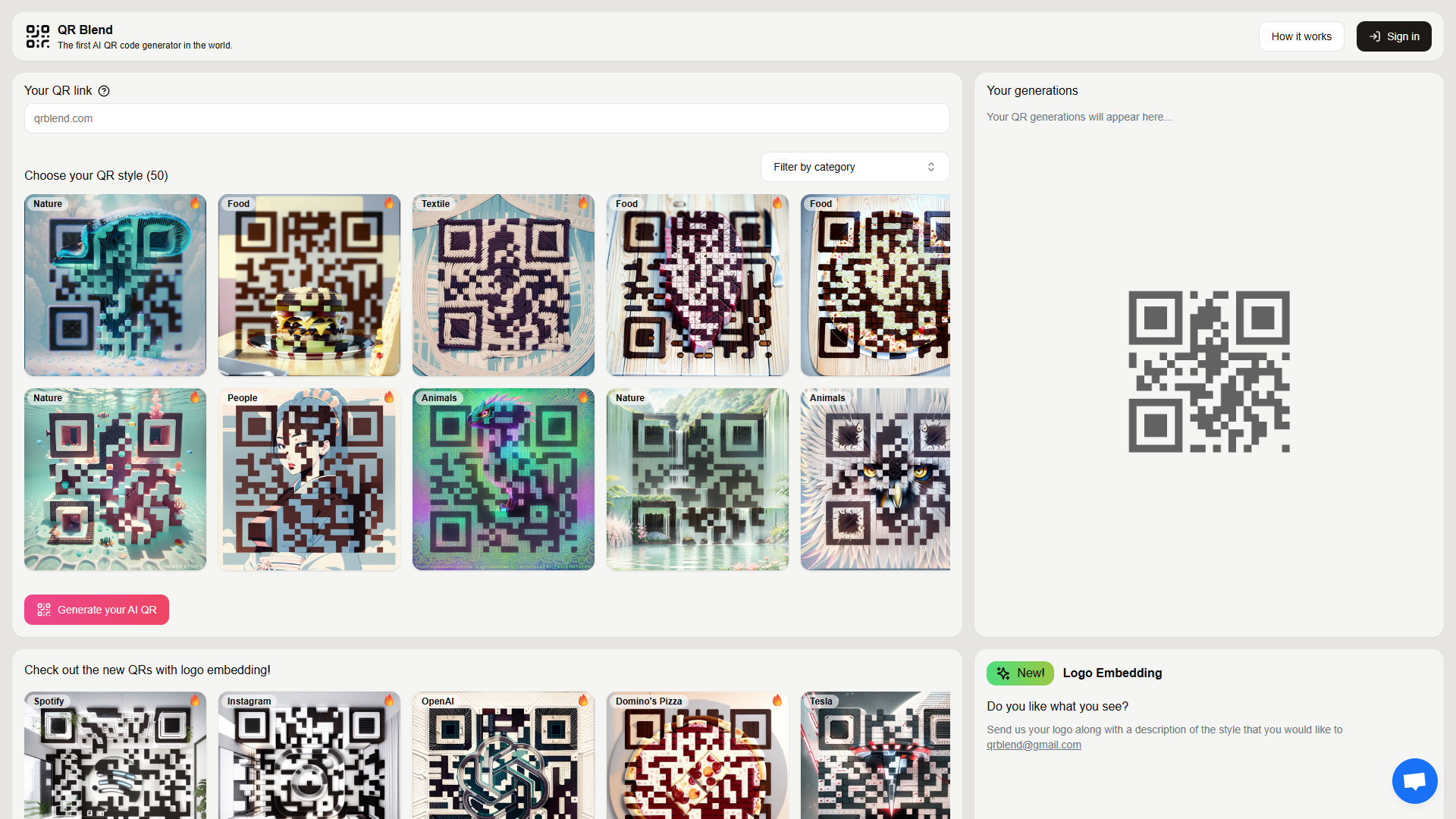 QR Blend QR Blend