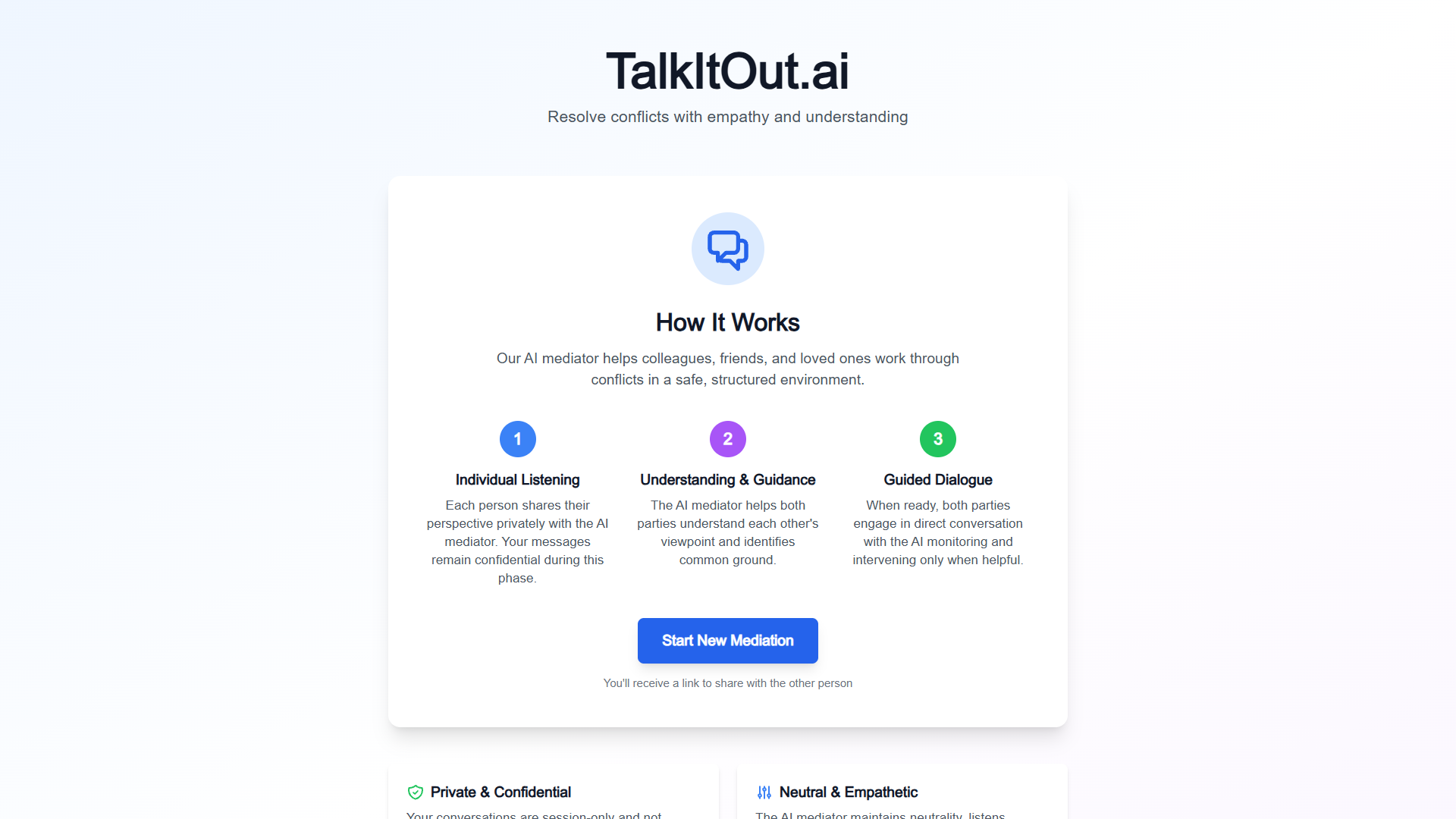 TalkItOut.ai TalkItOut.ai