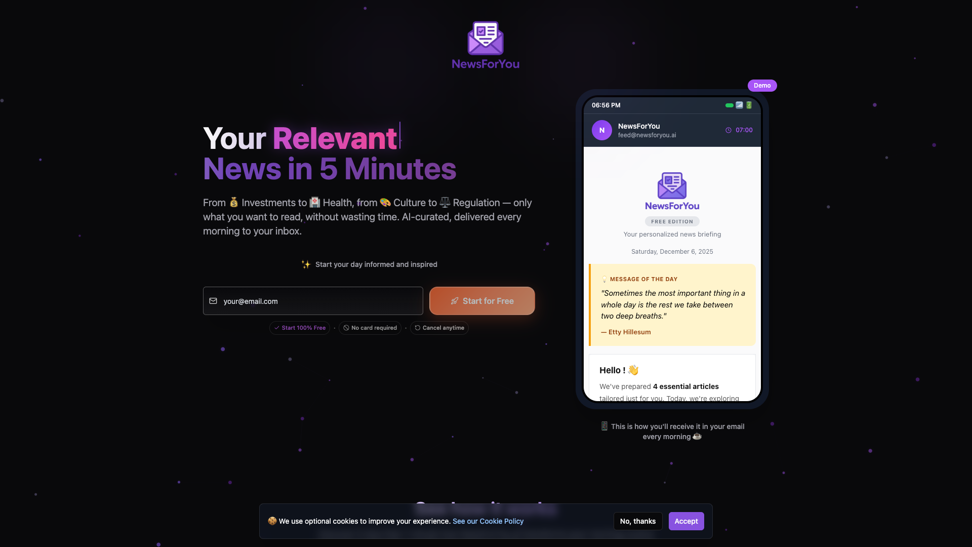 NewsForYou NewsForYou
