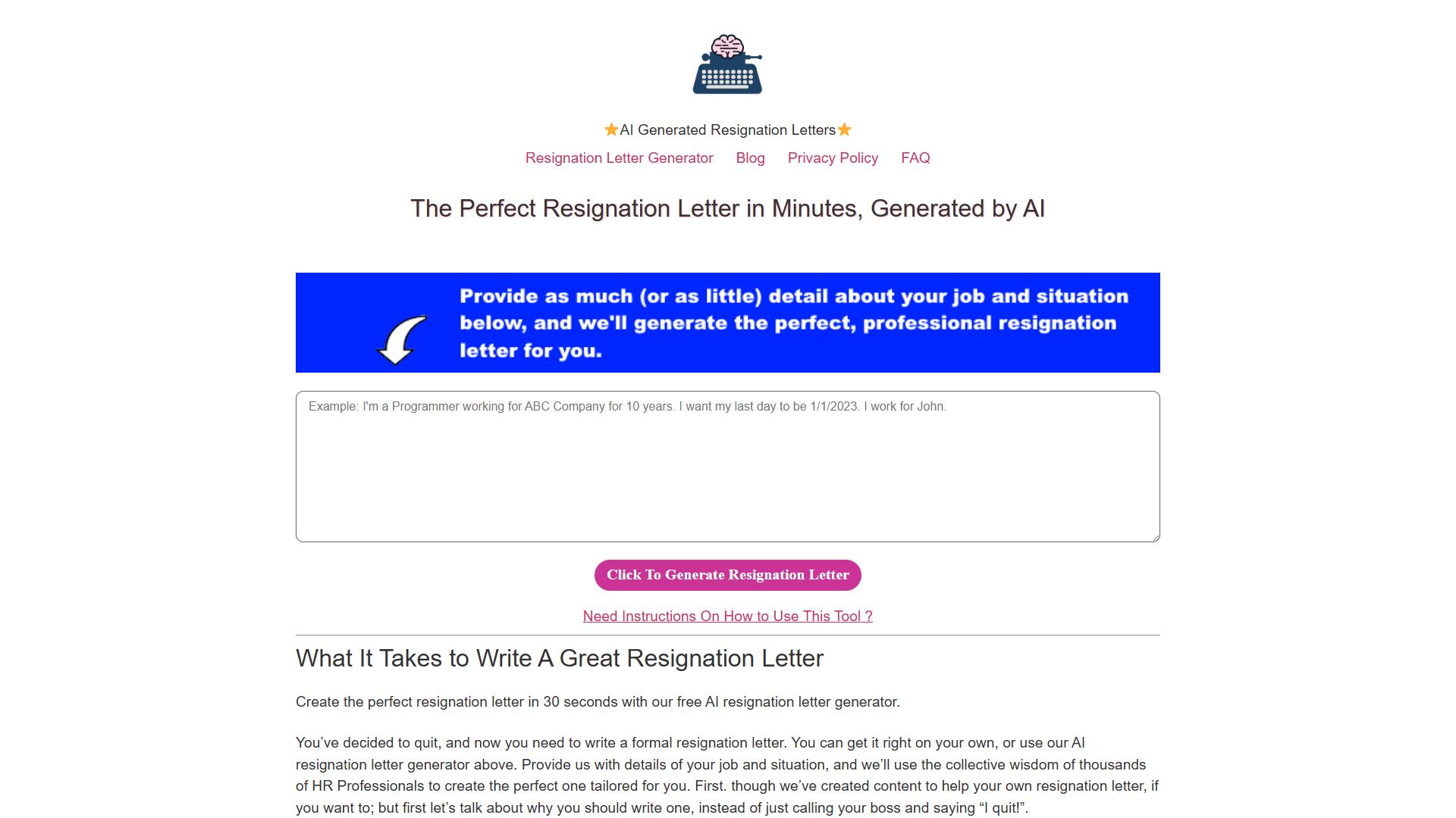 Resign.ai Resign.ai