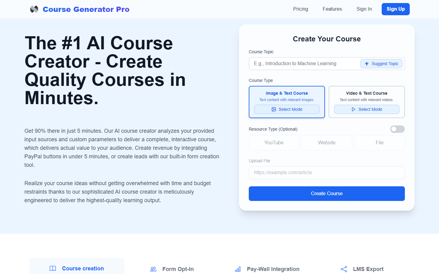 Course Generator Pro Course Generator Pro