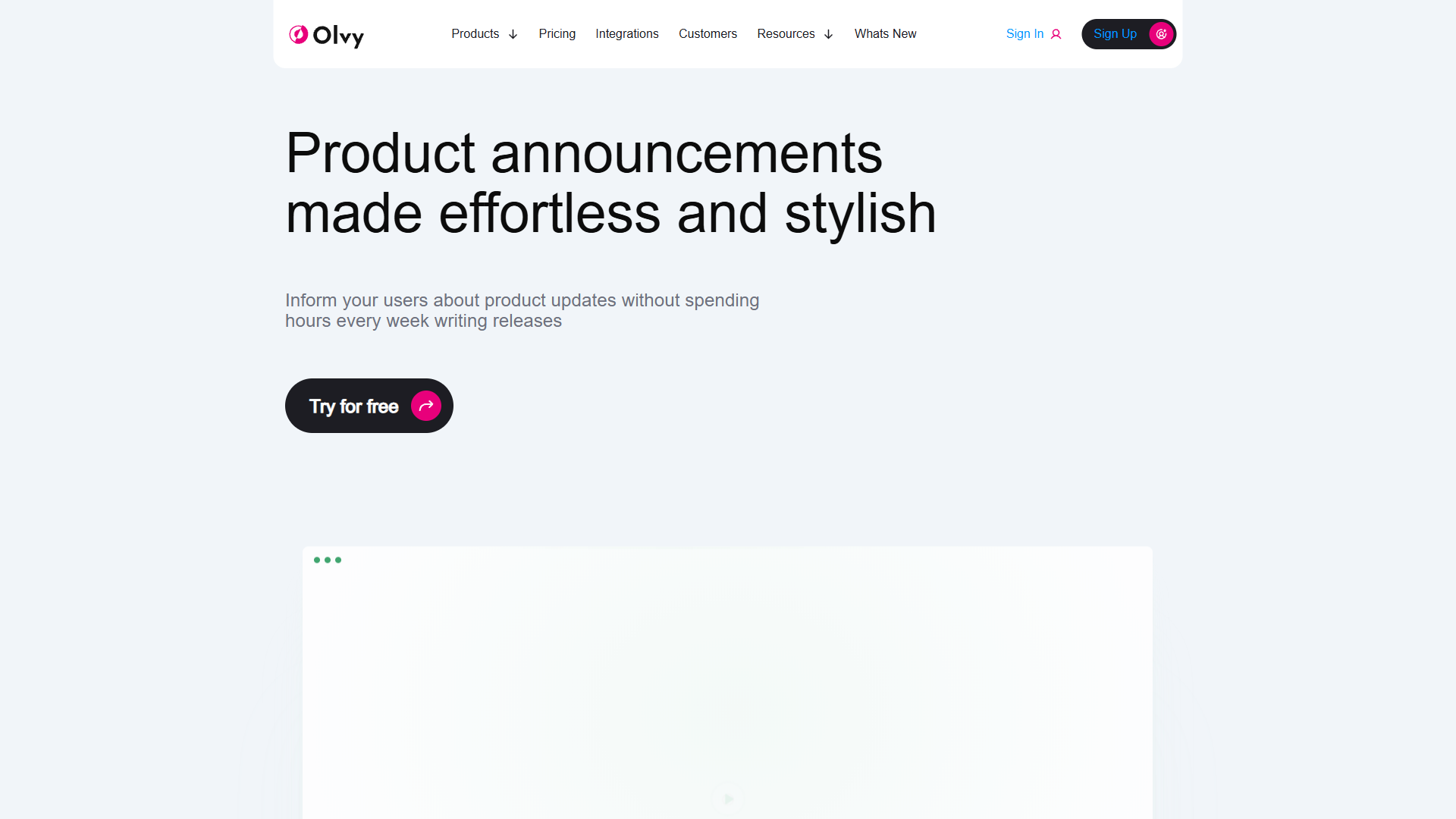 Olvy Changelogs Olvy Changelogs