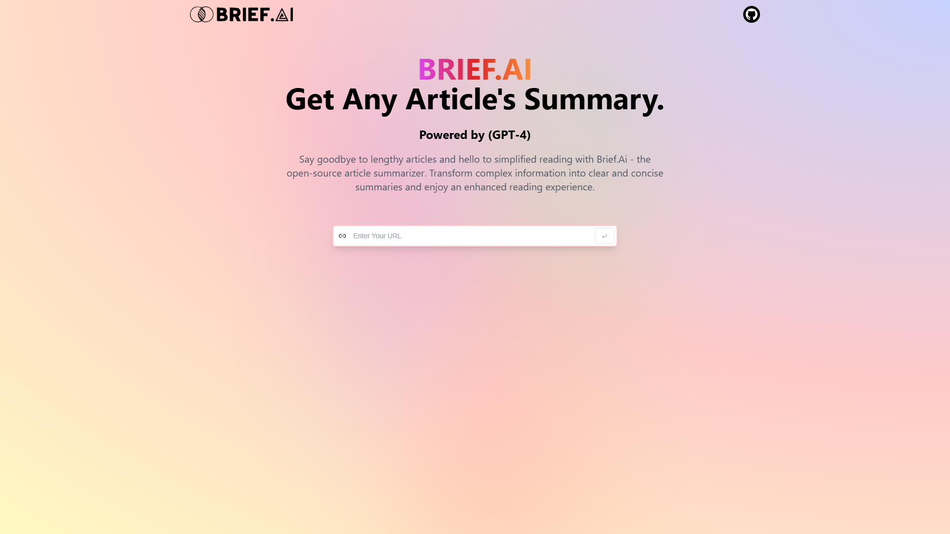 Brief.AI — Article Summarizer Brief.AI — Article Summarizer