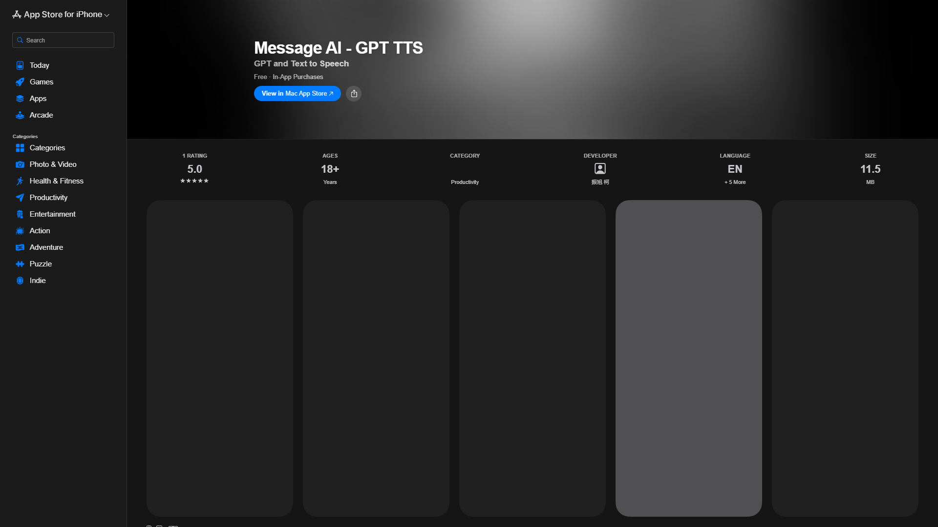 Message AI - GPT TTS Message AI - GPT TTS