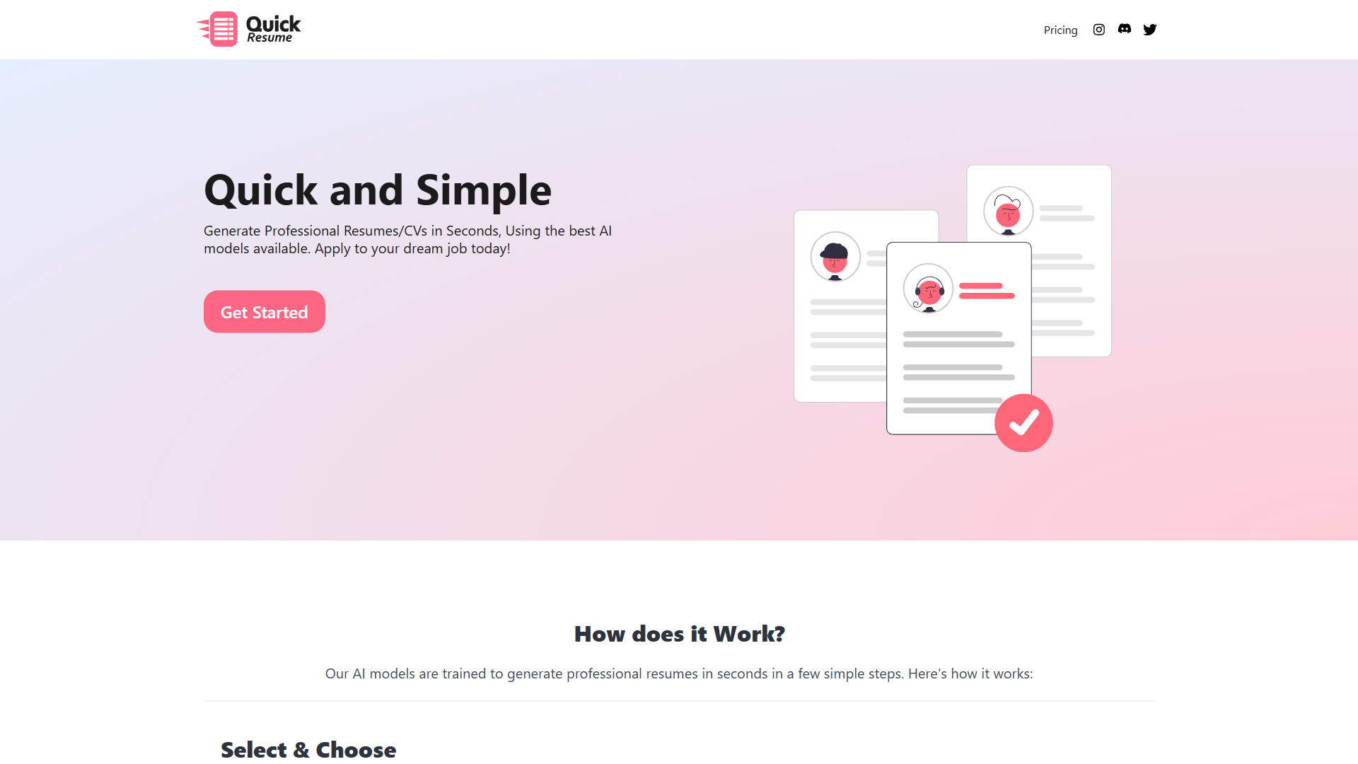 Quick Resume Quick Resume