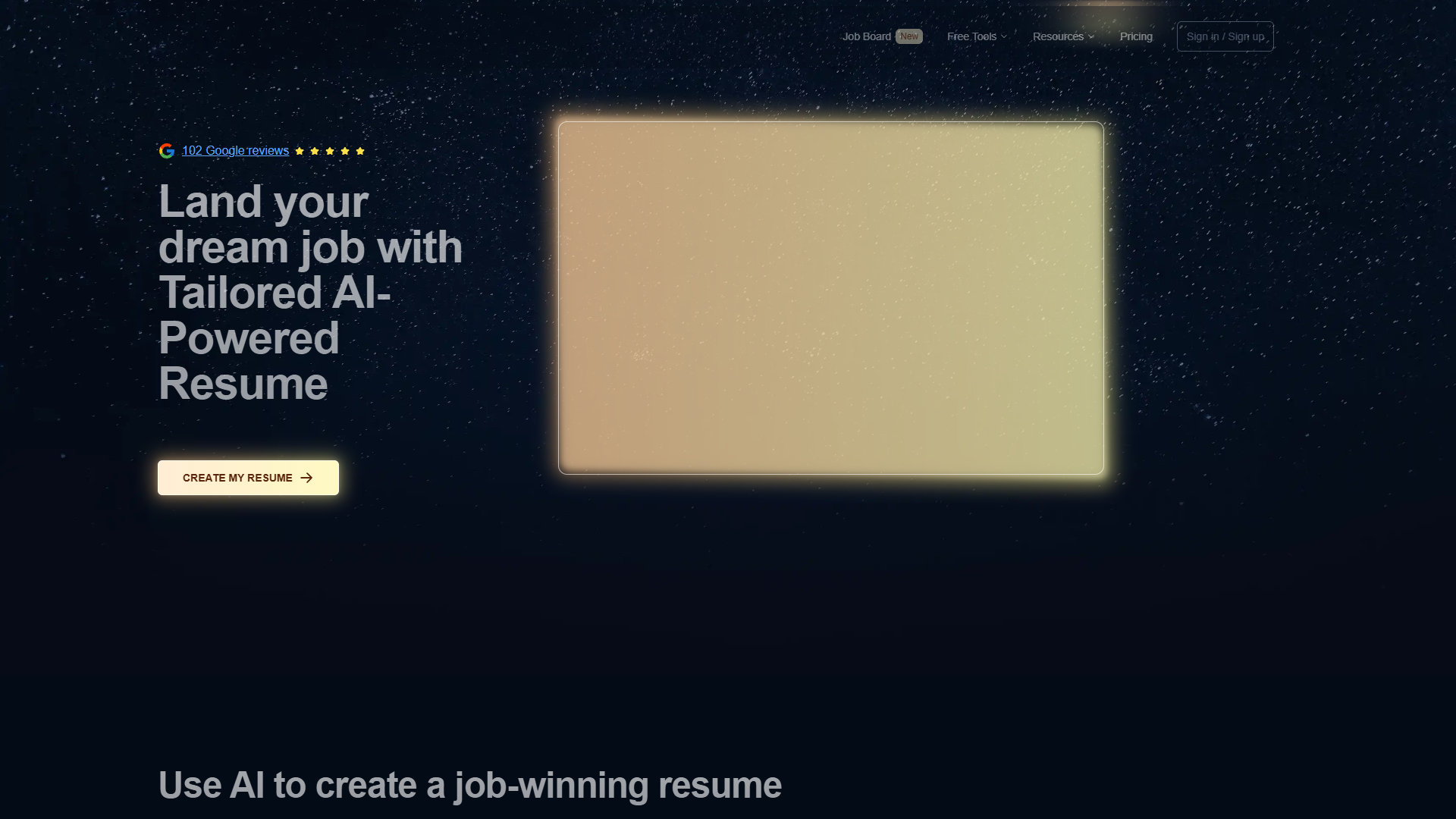 ResumeFromSpace ResumeFromSpace