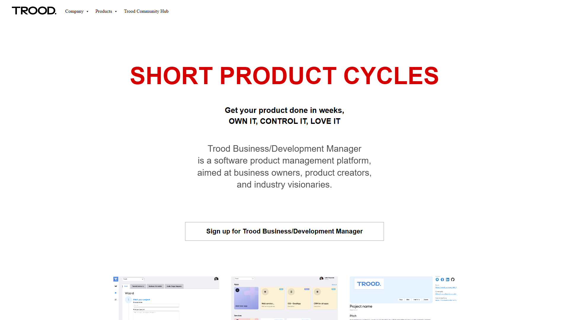 Trood Business Development Manager Trood Business Development Manager