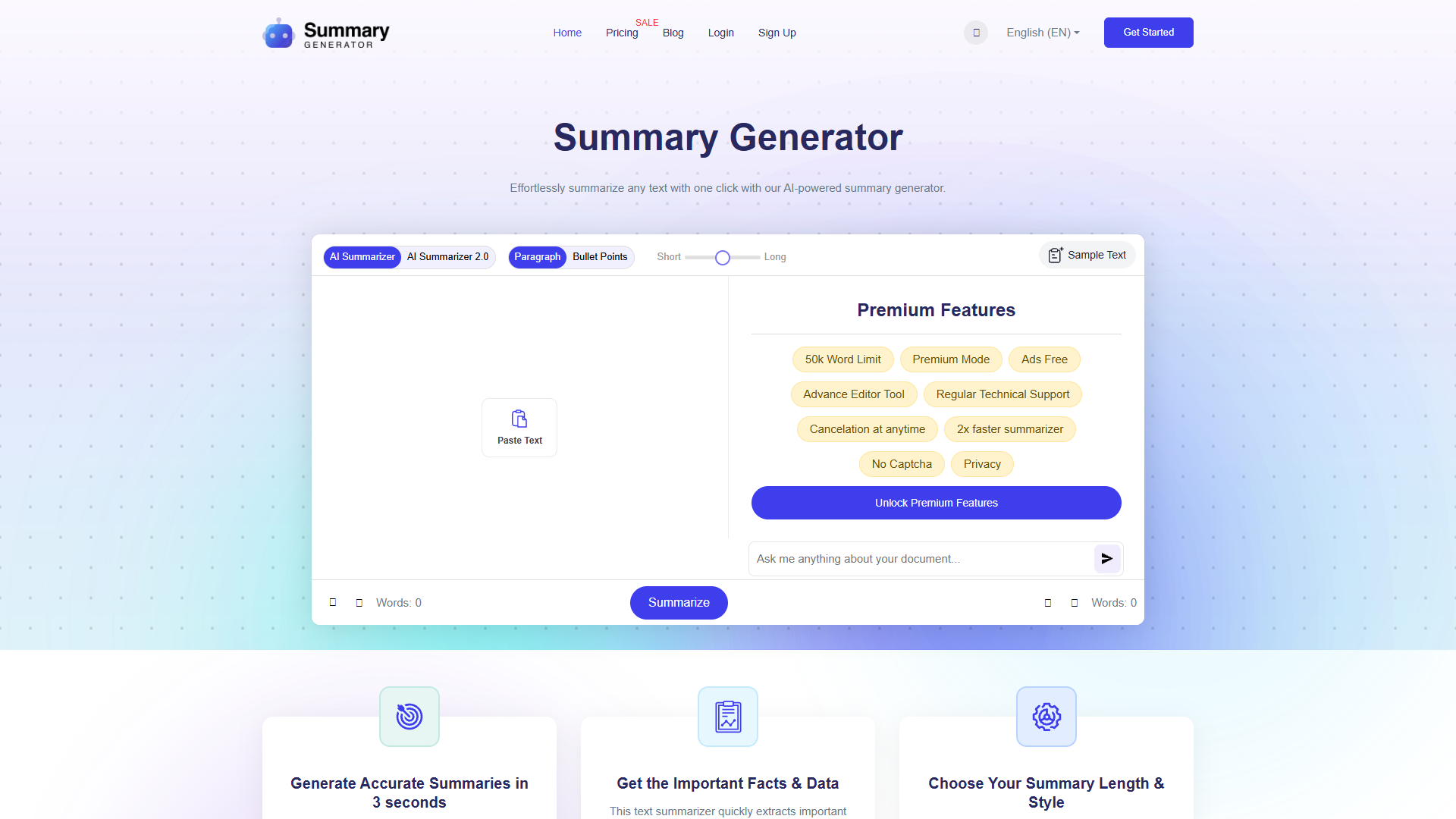 Ai Summary Generator Ai Summary Generator