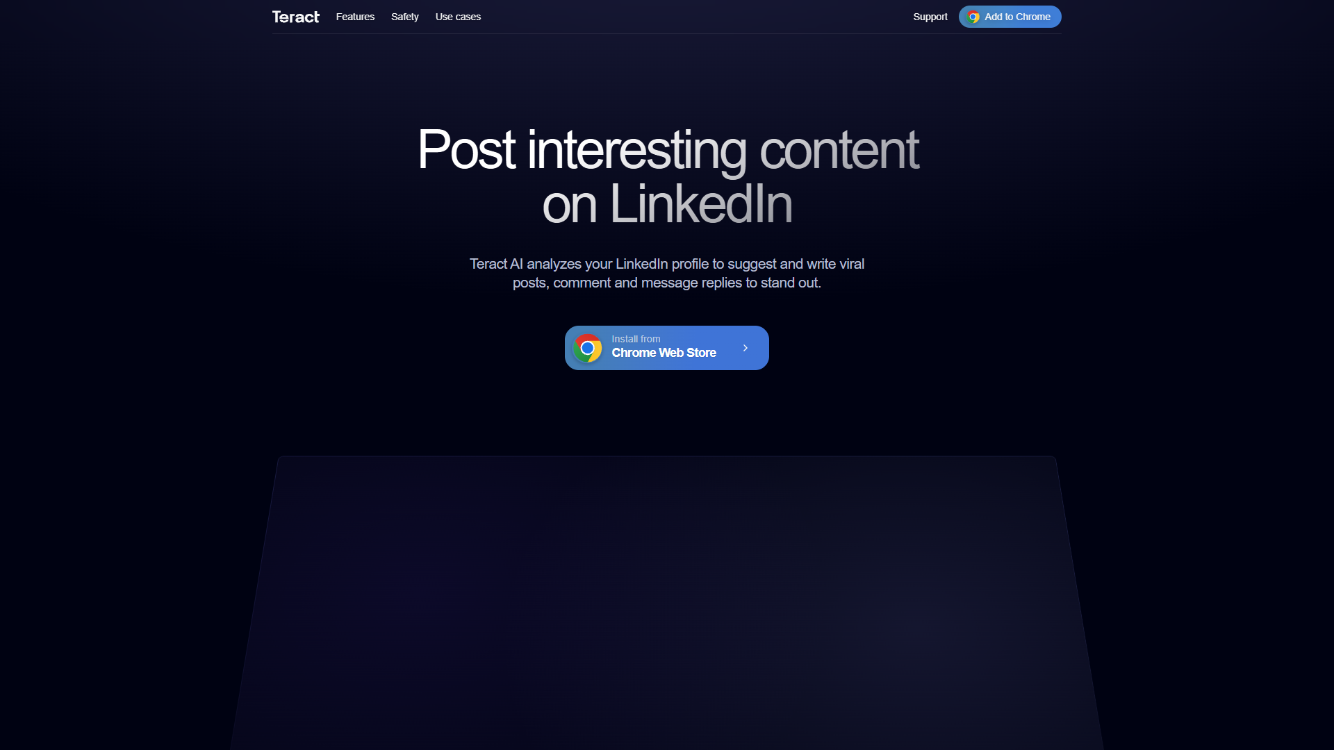 Teract LinkedIn AI Extension Teract LinkedIn AI Extension