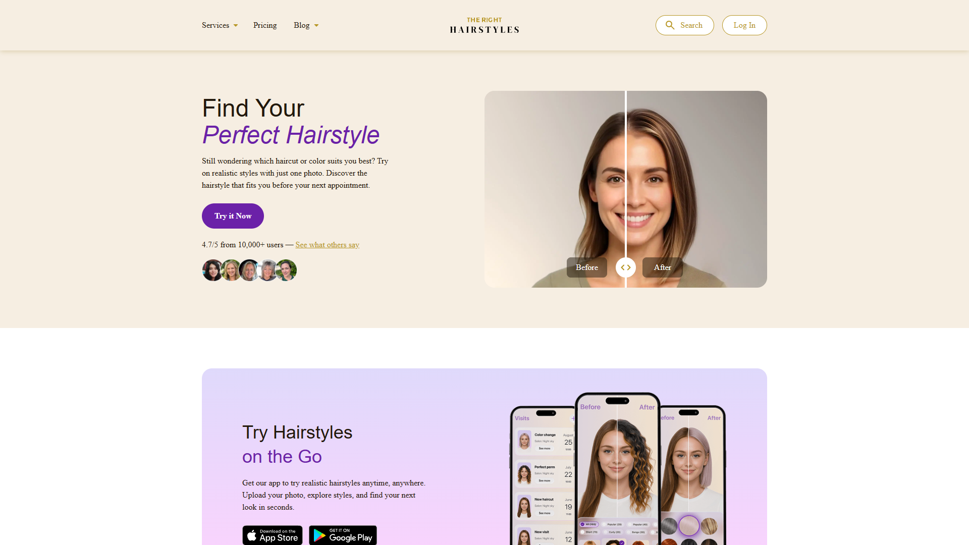 The Right Hairstyles AI Changer The Right Hairstyles AI Changer