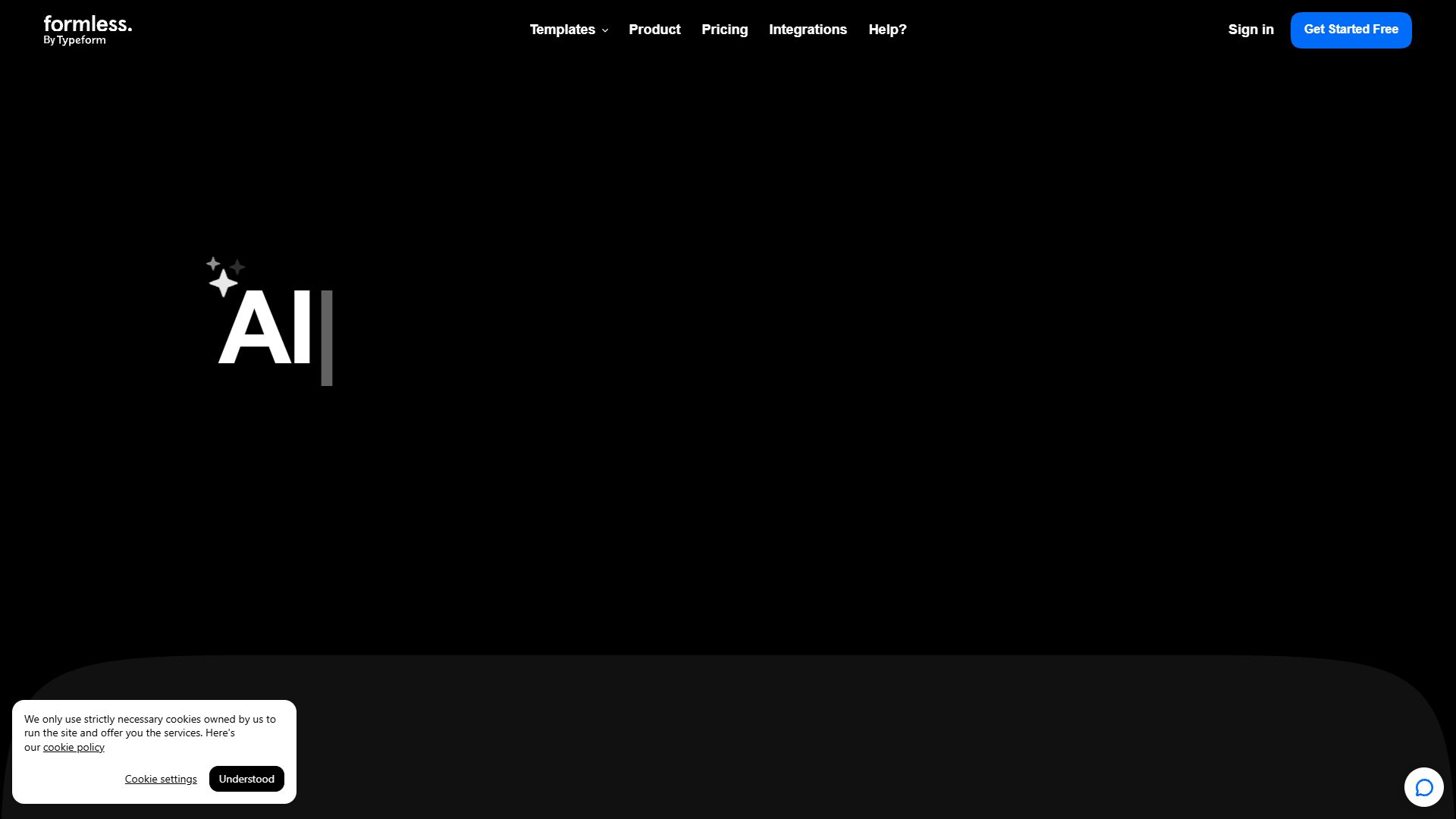 Formless by Typeform Formless by Typeform