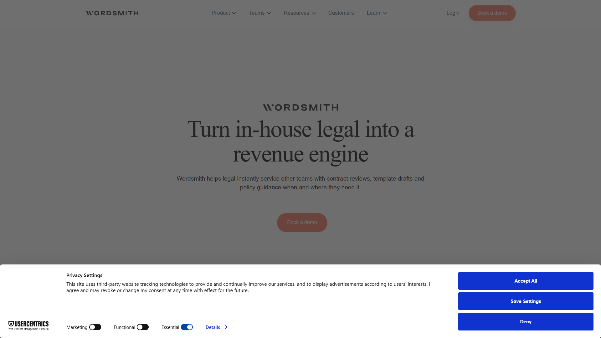 Wordsmith Legal AI Wordsmith Legal AI