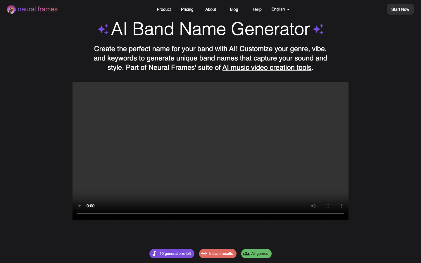 AI Band Name Generator AI Band Name Generator