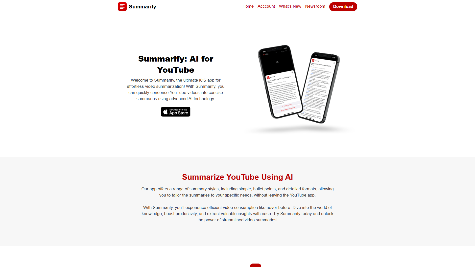 Summarify: AI для YouTube Summarify: AI для YouTube