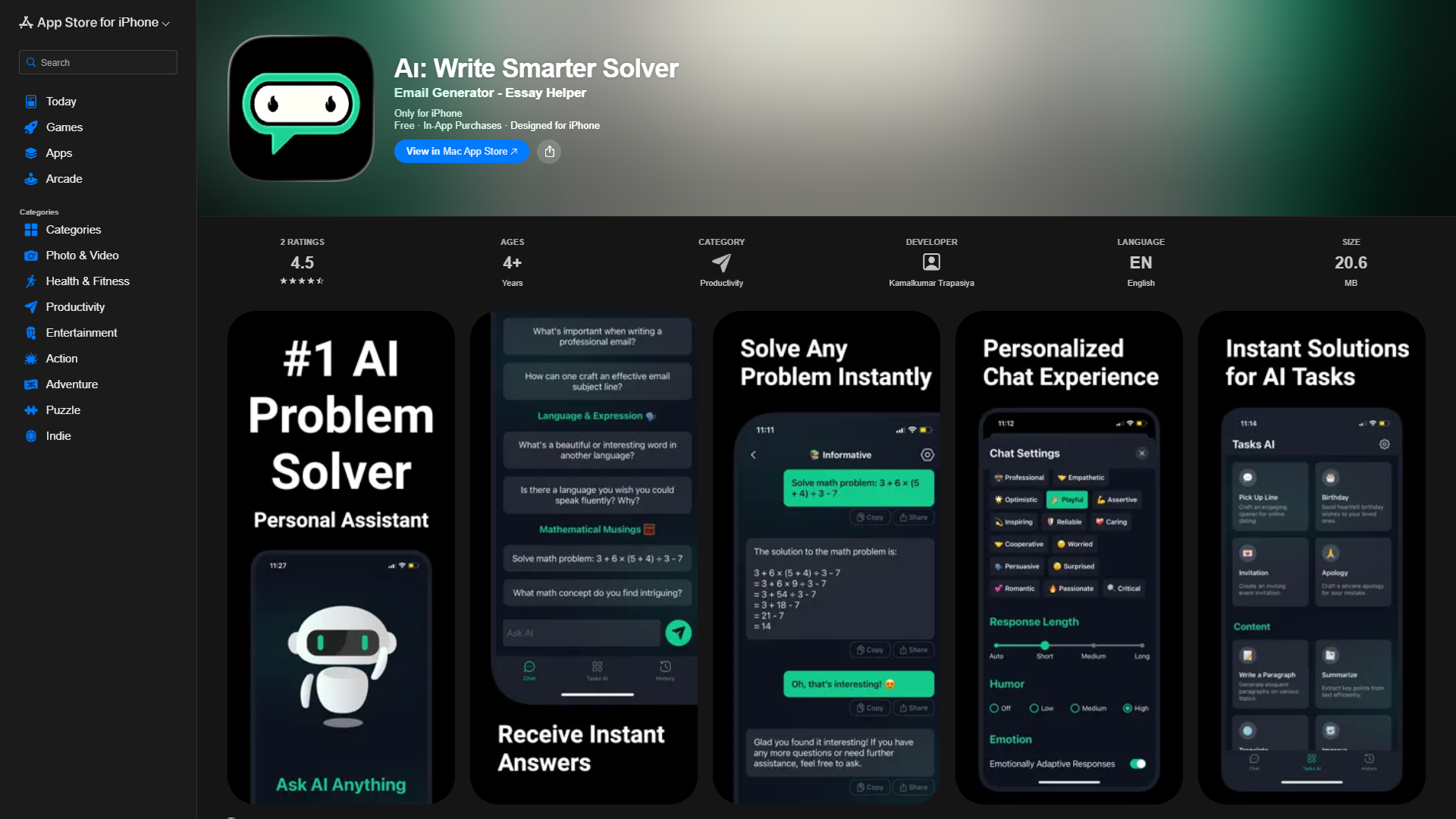 Aı: Write Smarter Solver Aı: Write Smarter Solver