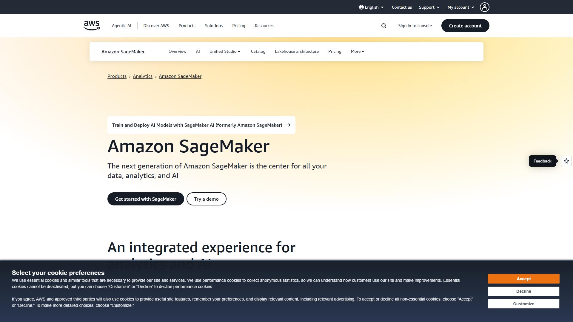 Amazon Sage Maker Amazon Sage Maker