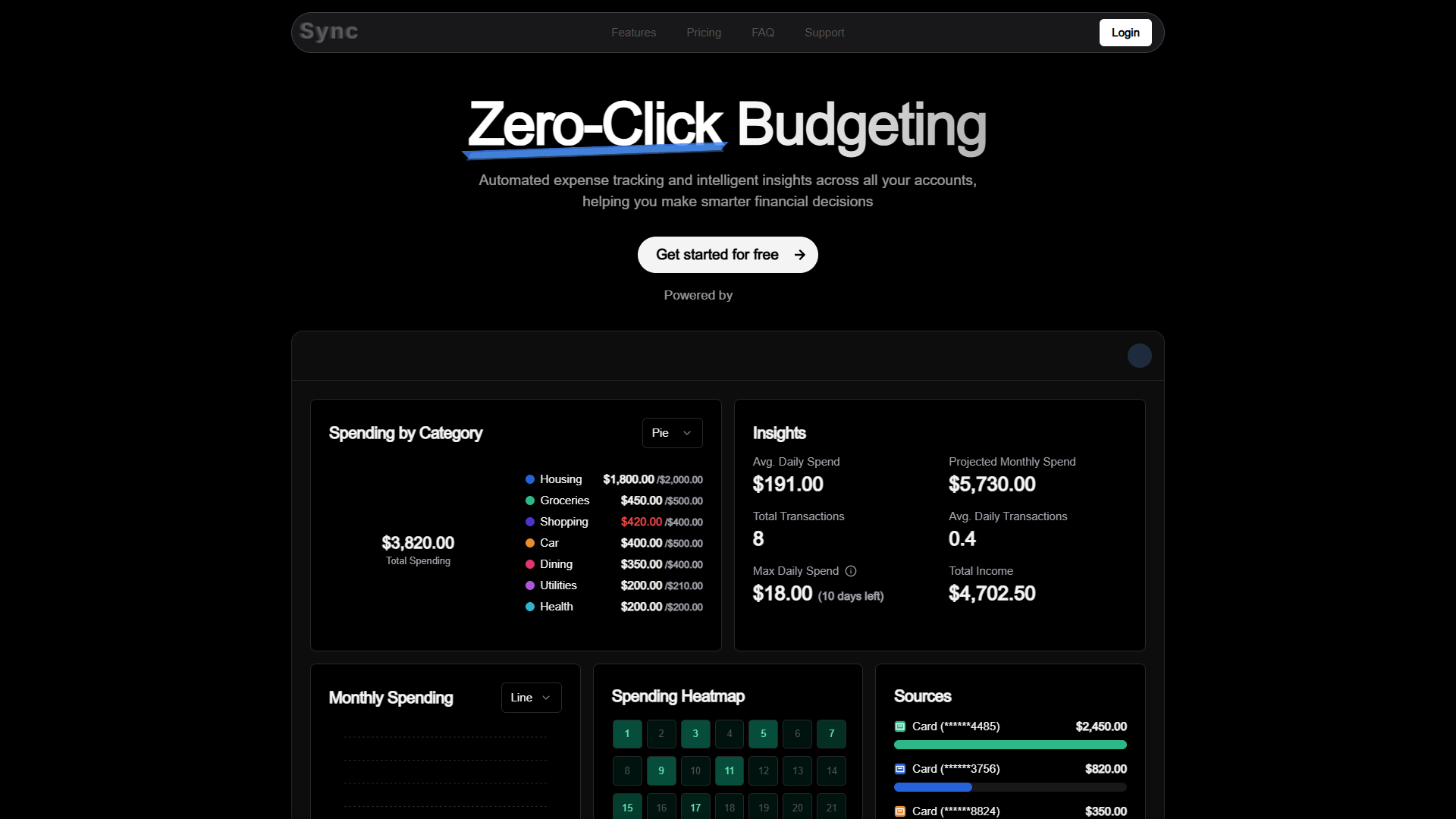 Sync — Zero-Click Budgeting Sync — Zero-Click Budgeting