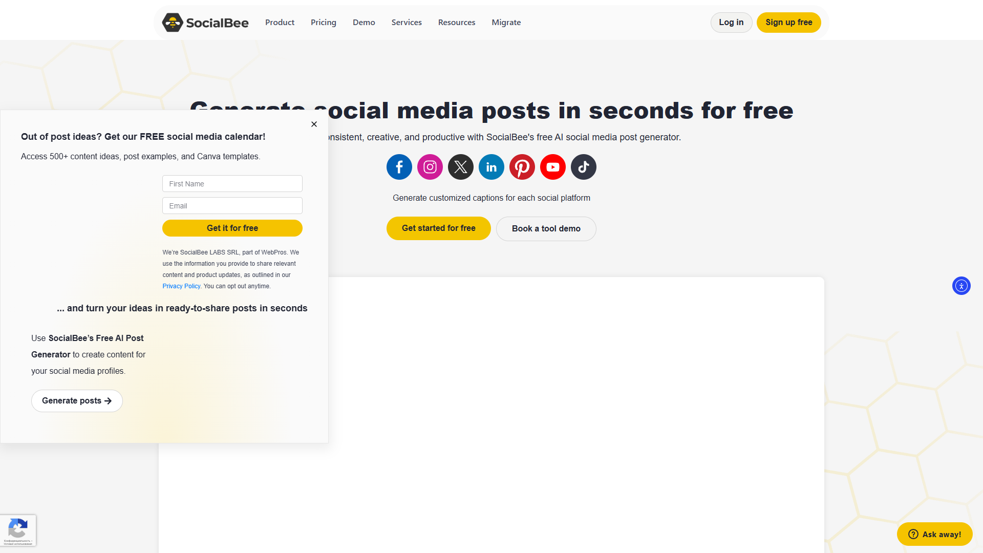 SocialBee AI Social Media Post Generator SocialBee AI Social Media Post Generator