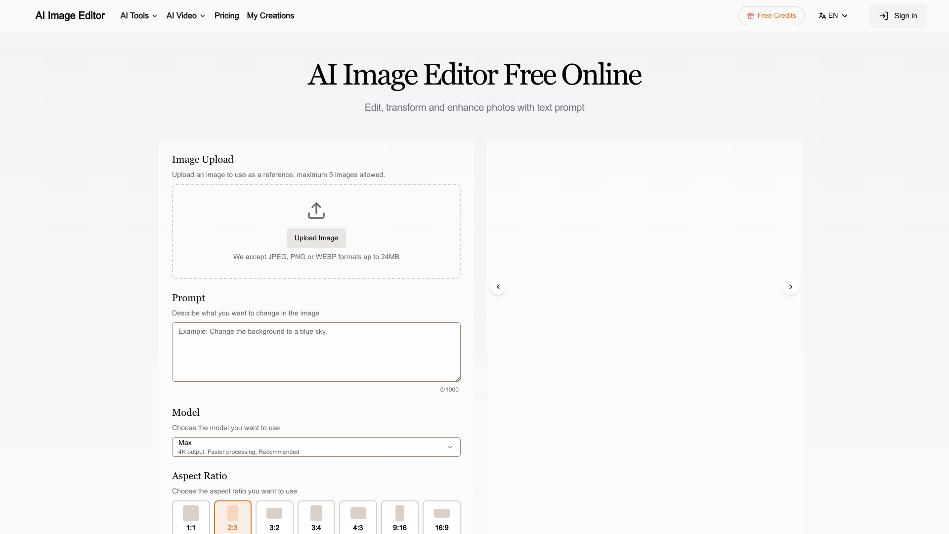AI Image Editor AI Image Editor