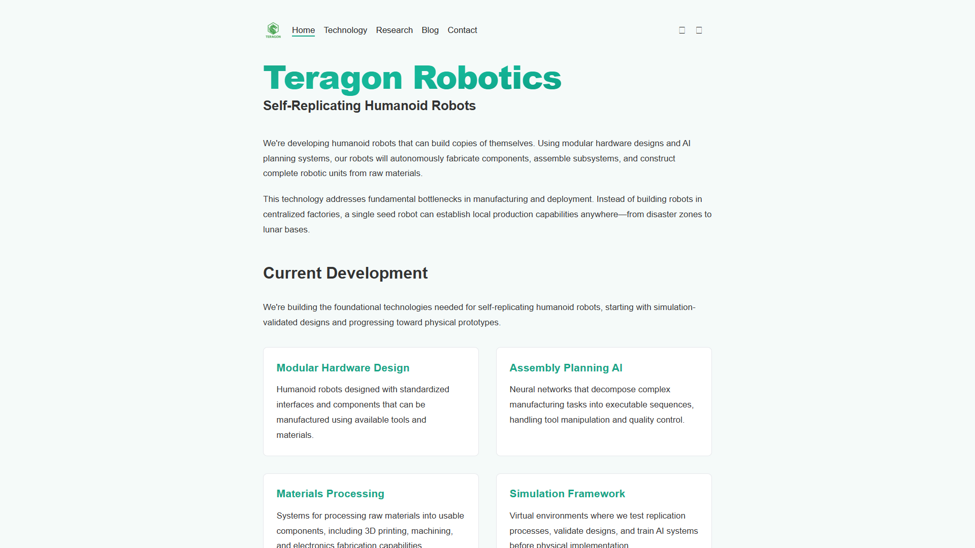 Teragon Robotics Teragon Robotics
