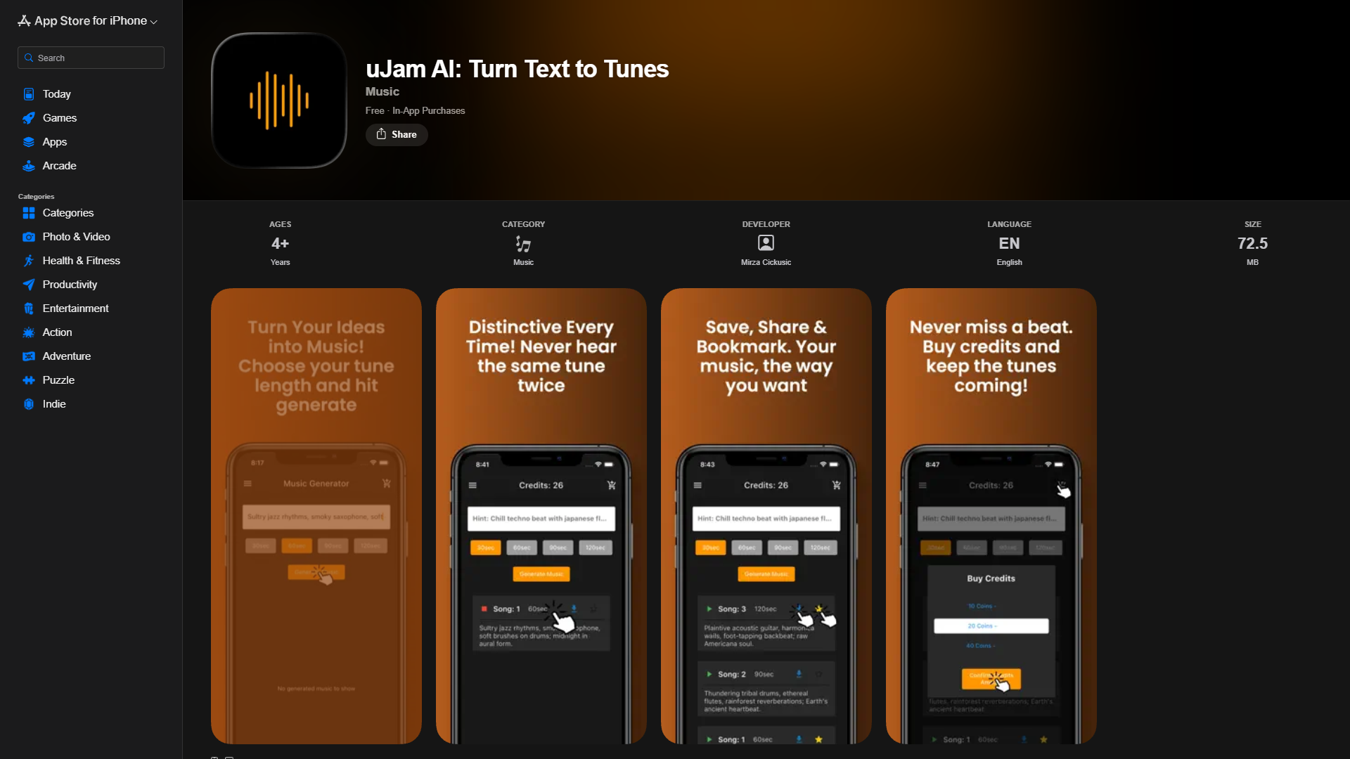 uJam AI: Turn Text to Tunes uJam AI: Turn Text to Tunes