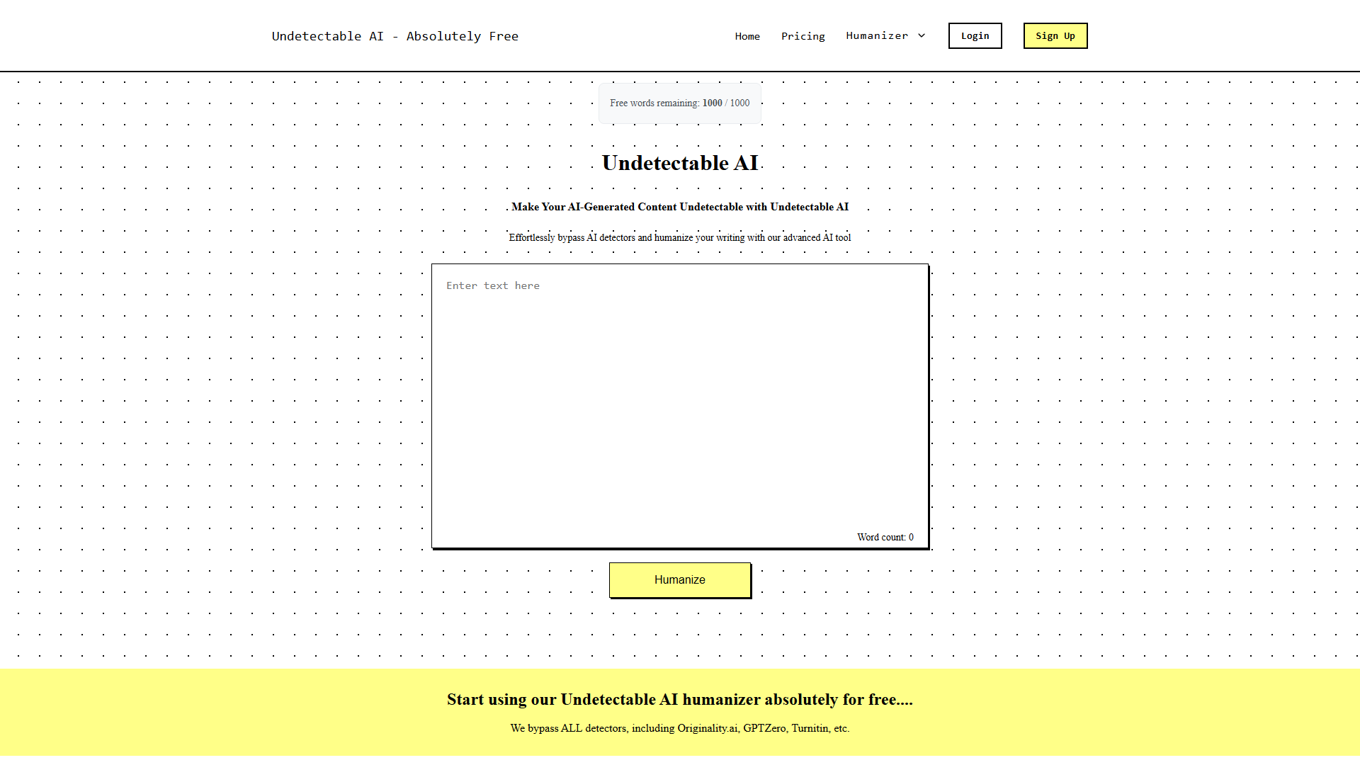 Undetectable AI Undetectable AI