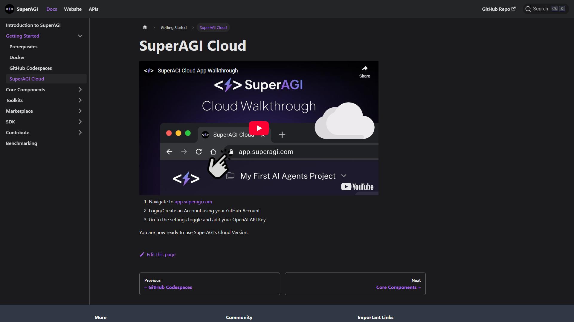 SuperAGI Cloud SuperAGI Cloud