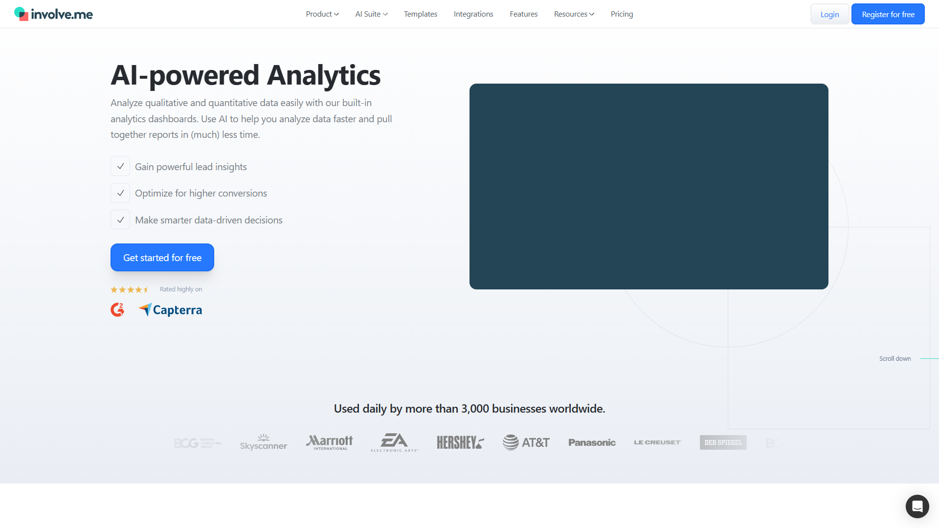 involve.me AI-powered Analytics involve.me AI-powered Analytics