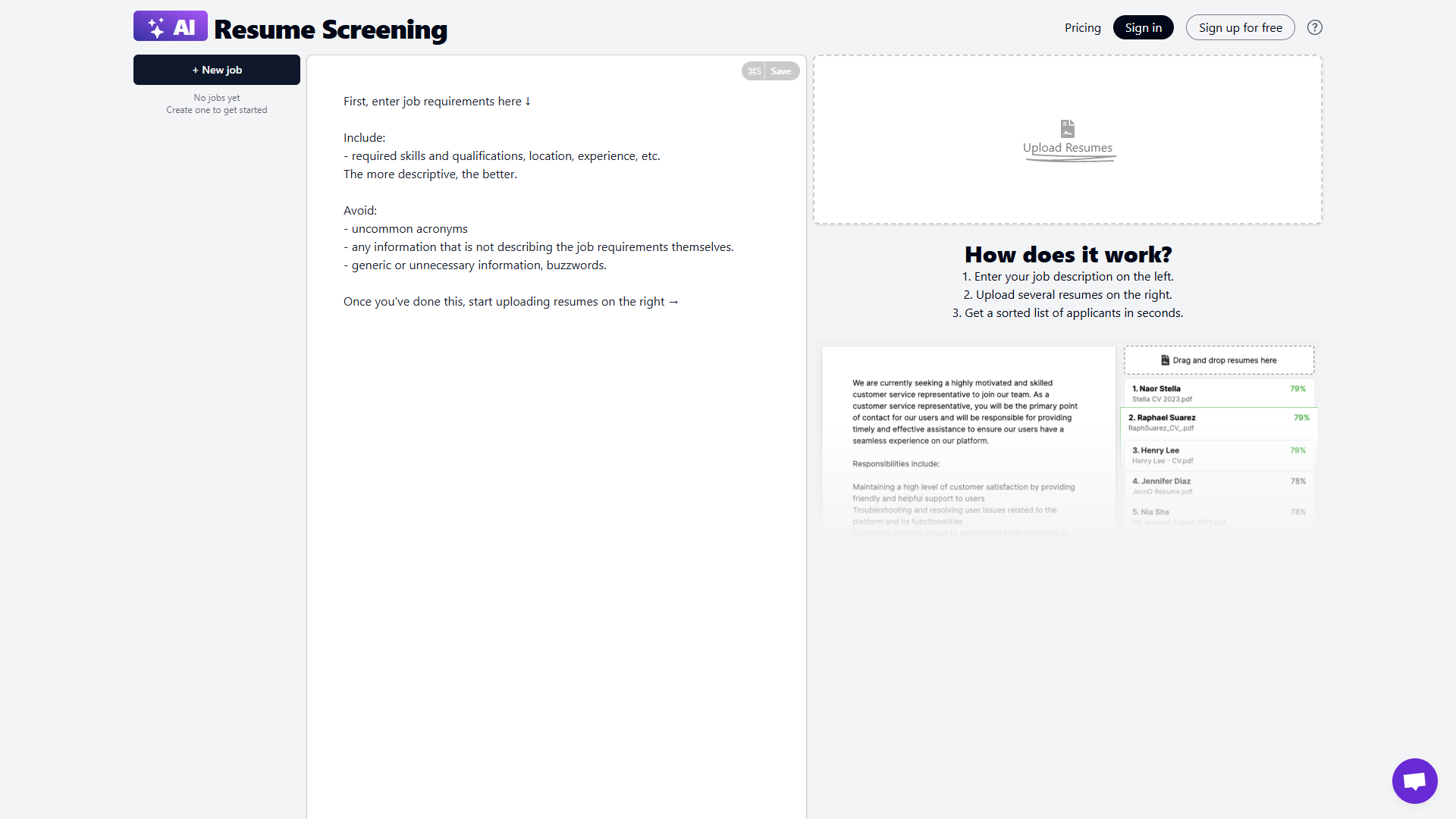 AI Resume Screening AI Resume Screening
