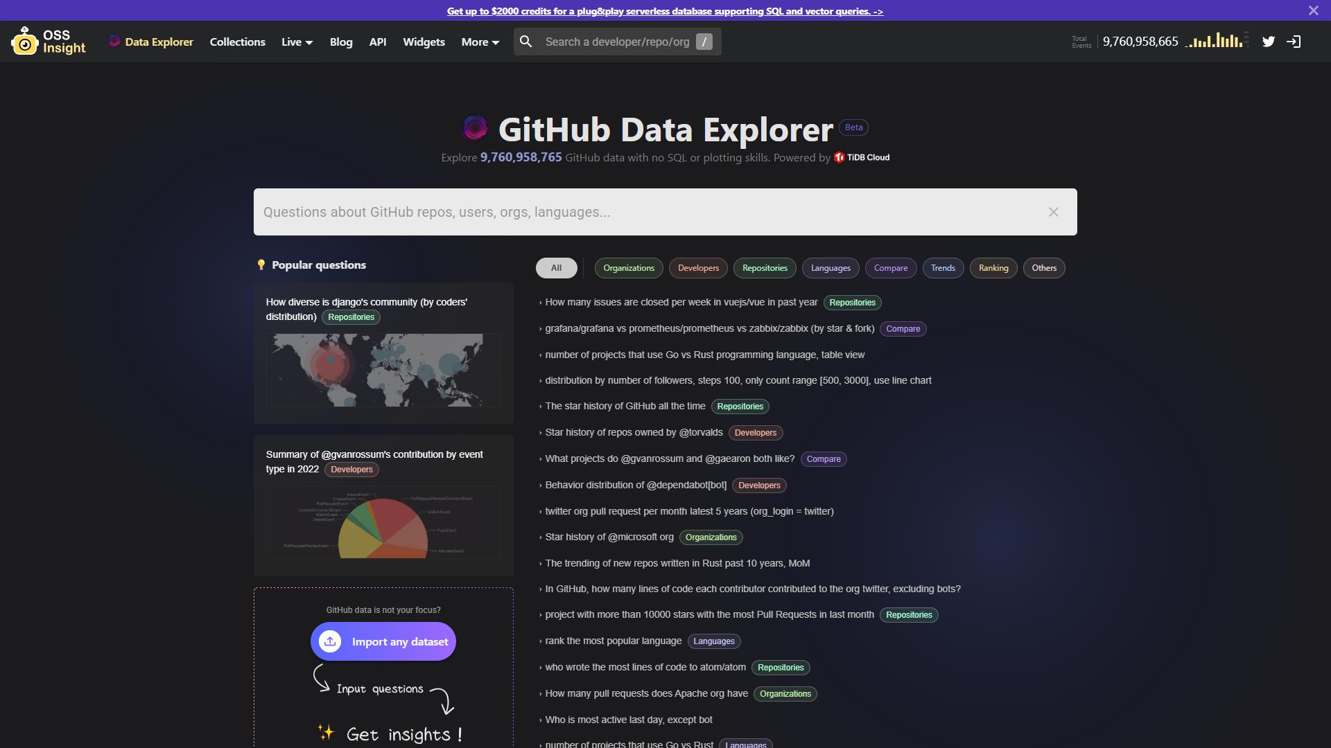 OSS Insight OSS Insight
