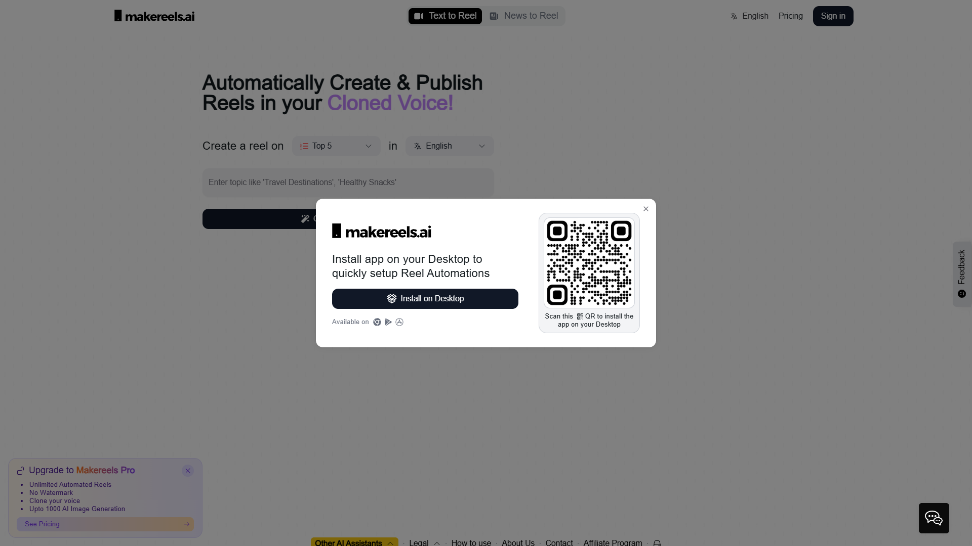 Makereels AI Makereels AI