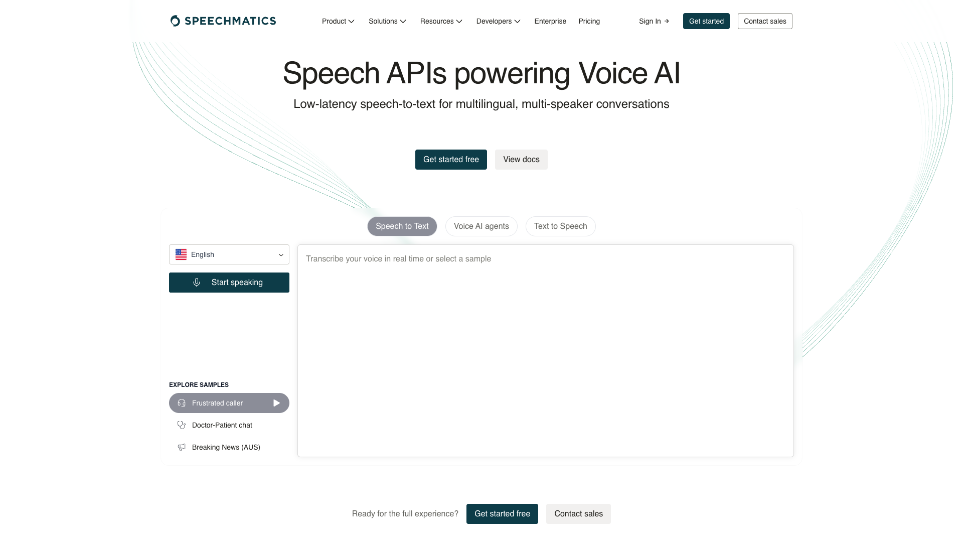 Speechmatics Speechmatics
