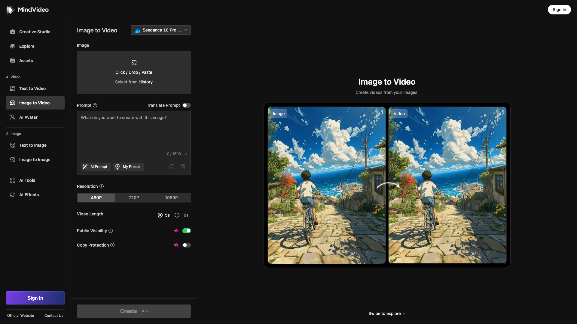 MindVideo Image to Video MindVideo Image to Video